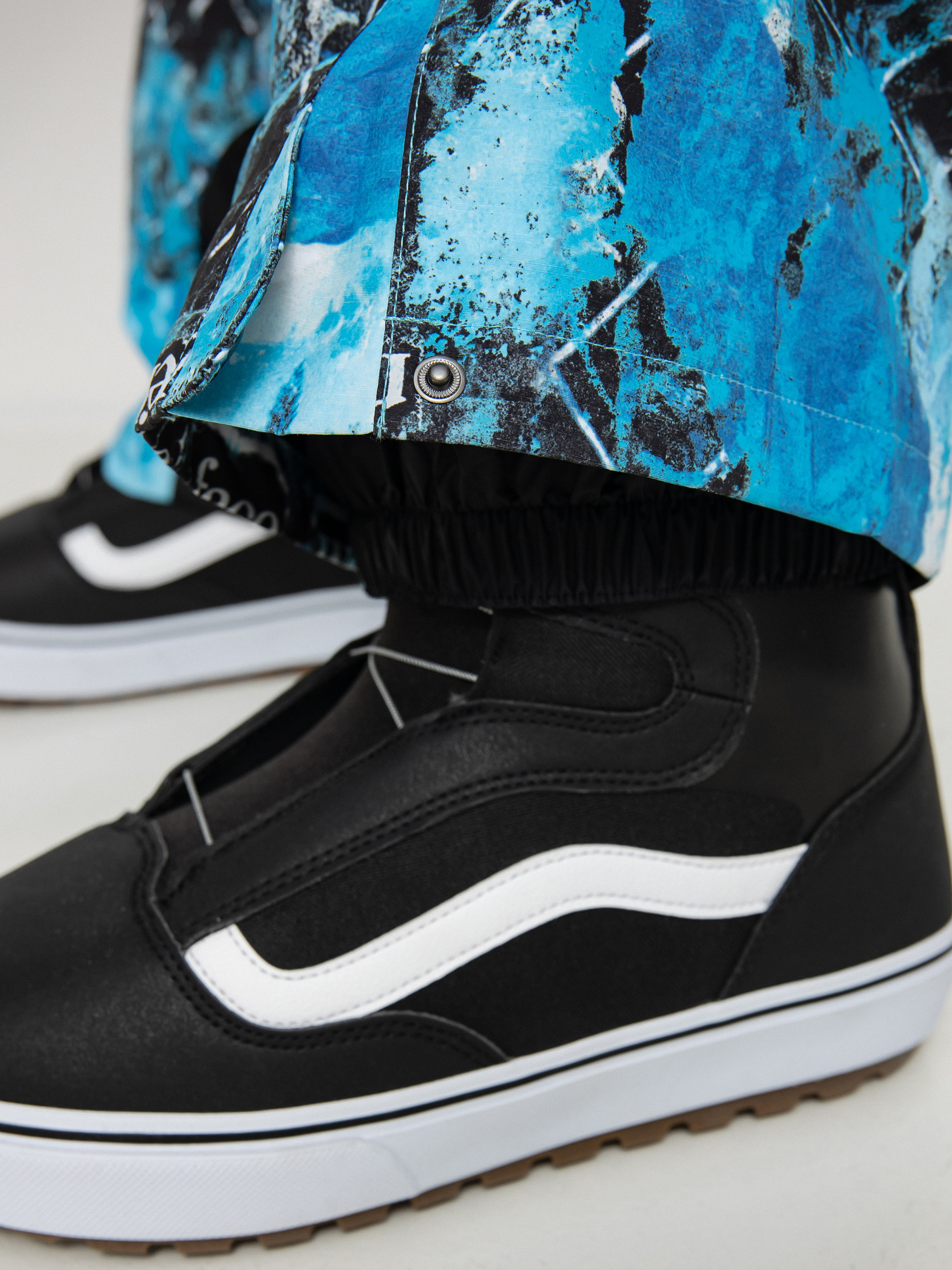 Pánské Snowboardové kalhoty  The North Face Printed Dragline Bib (norse blue/cole navin/never a face print)