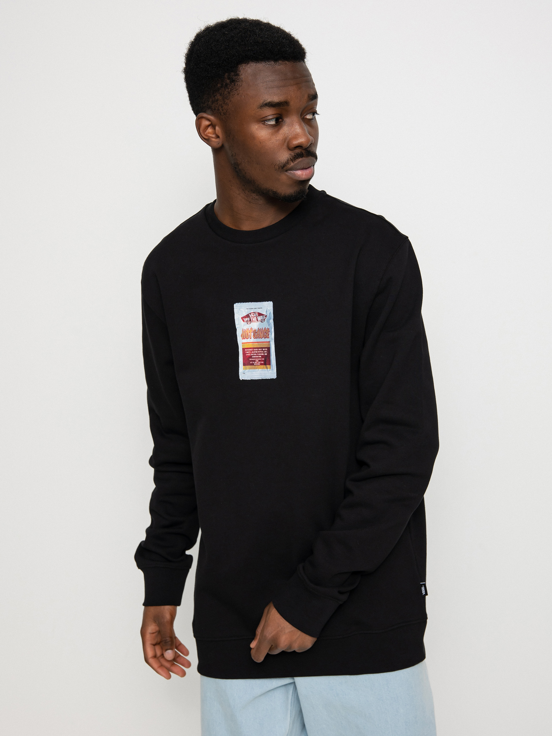 Mikina Vans Hot Sauce Crew (black)