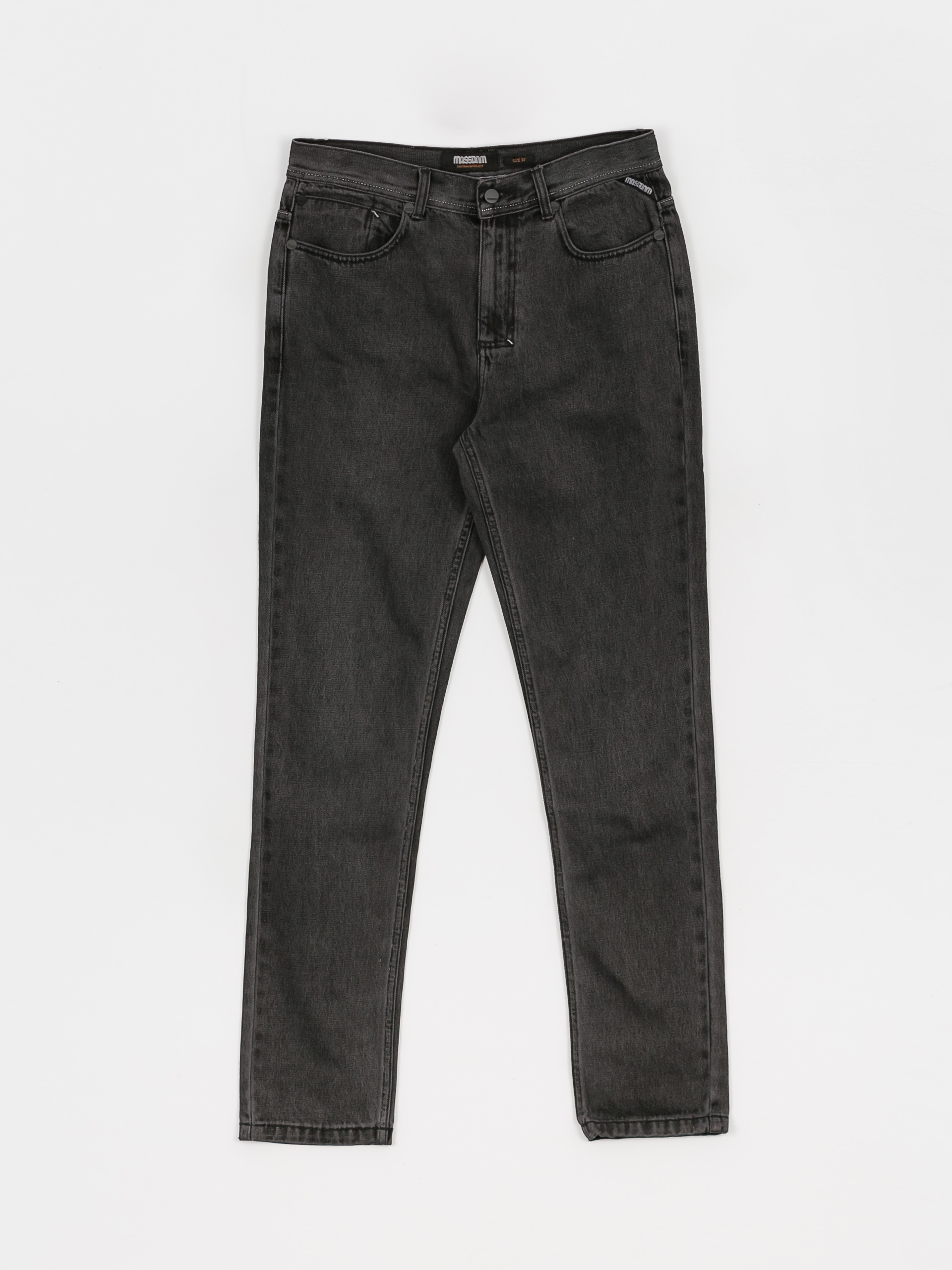 Kalhoty MassDnm Signature 2.0 Jeans Tapered Fit (black washed)