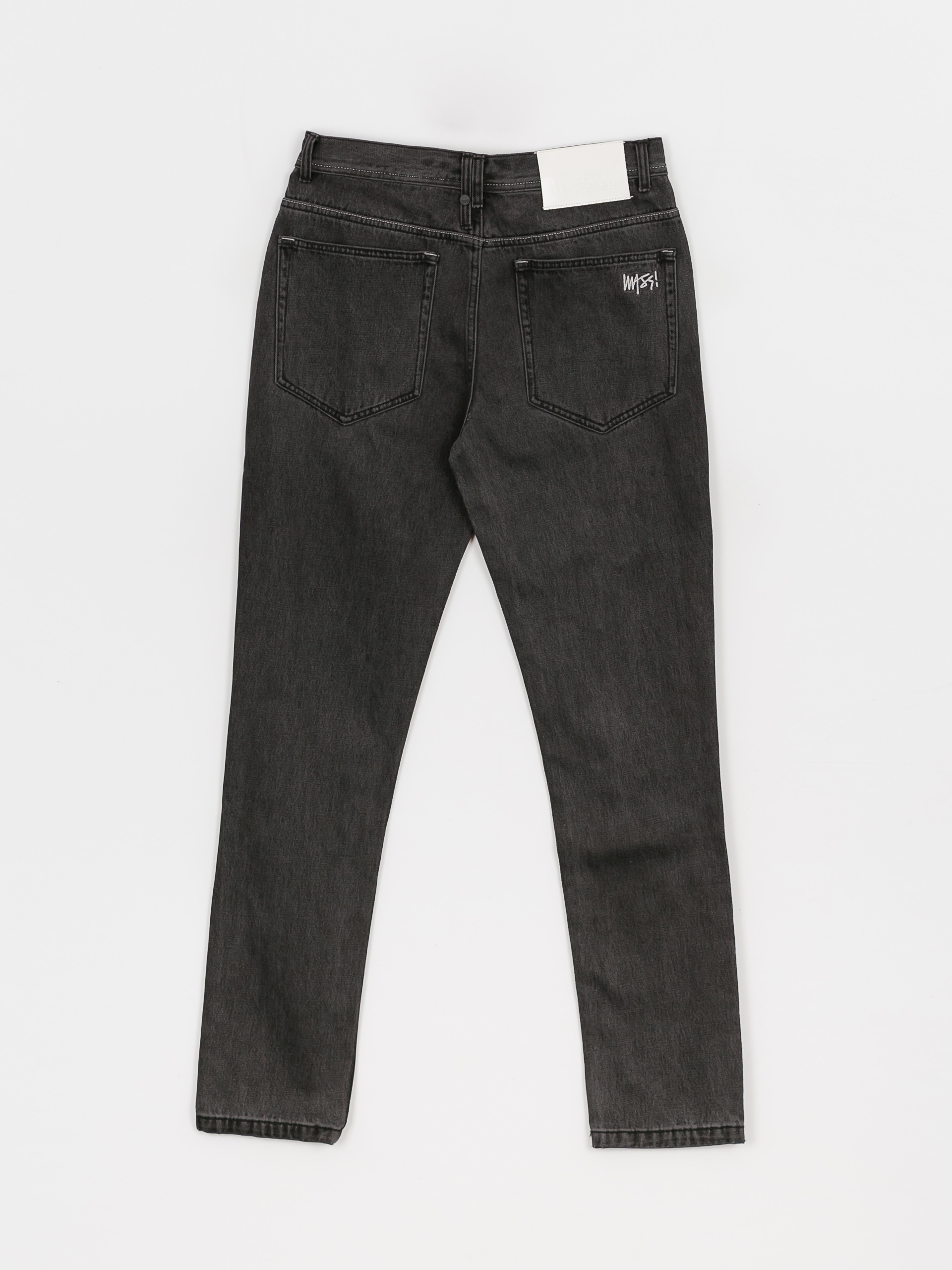 Kalhoty MassDnm Signature 2.0 Jeans Tapered Fit (black washed)