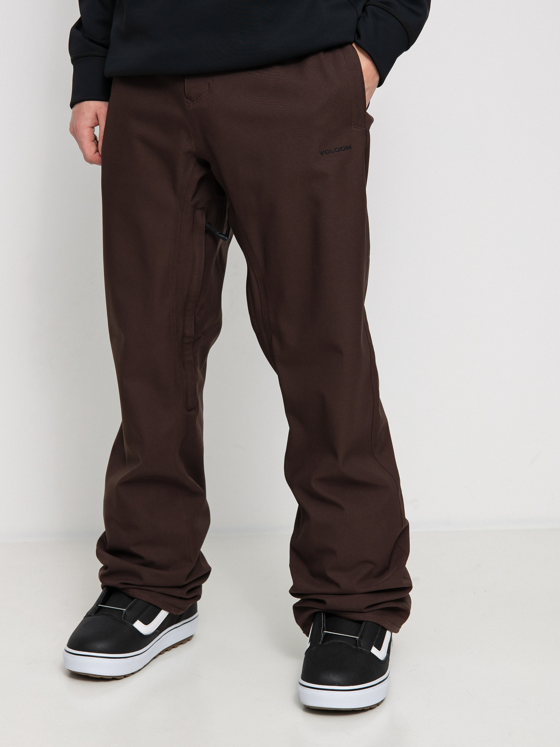 Pánské Snowboardové kalhoty  Volcom Freakin Snow Chino (brown)