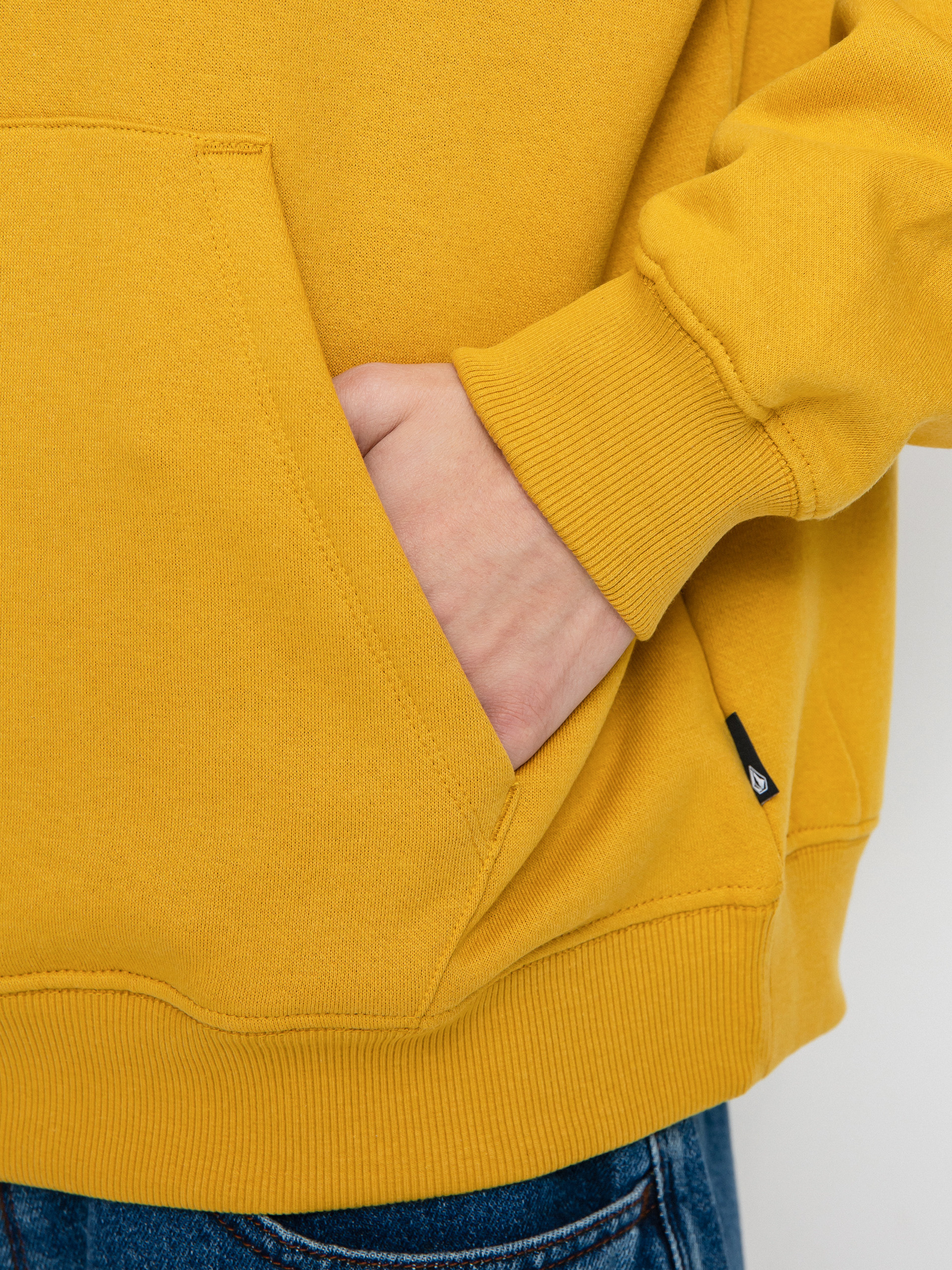 Mikina s kapucí Volcom Strikehood HD (honey gold)