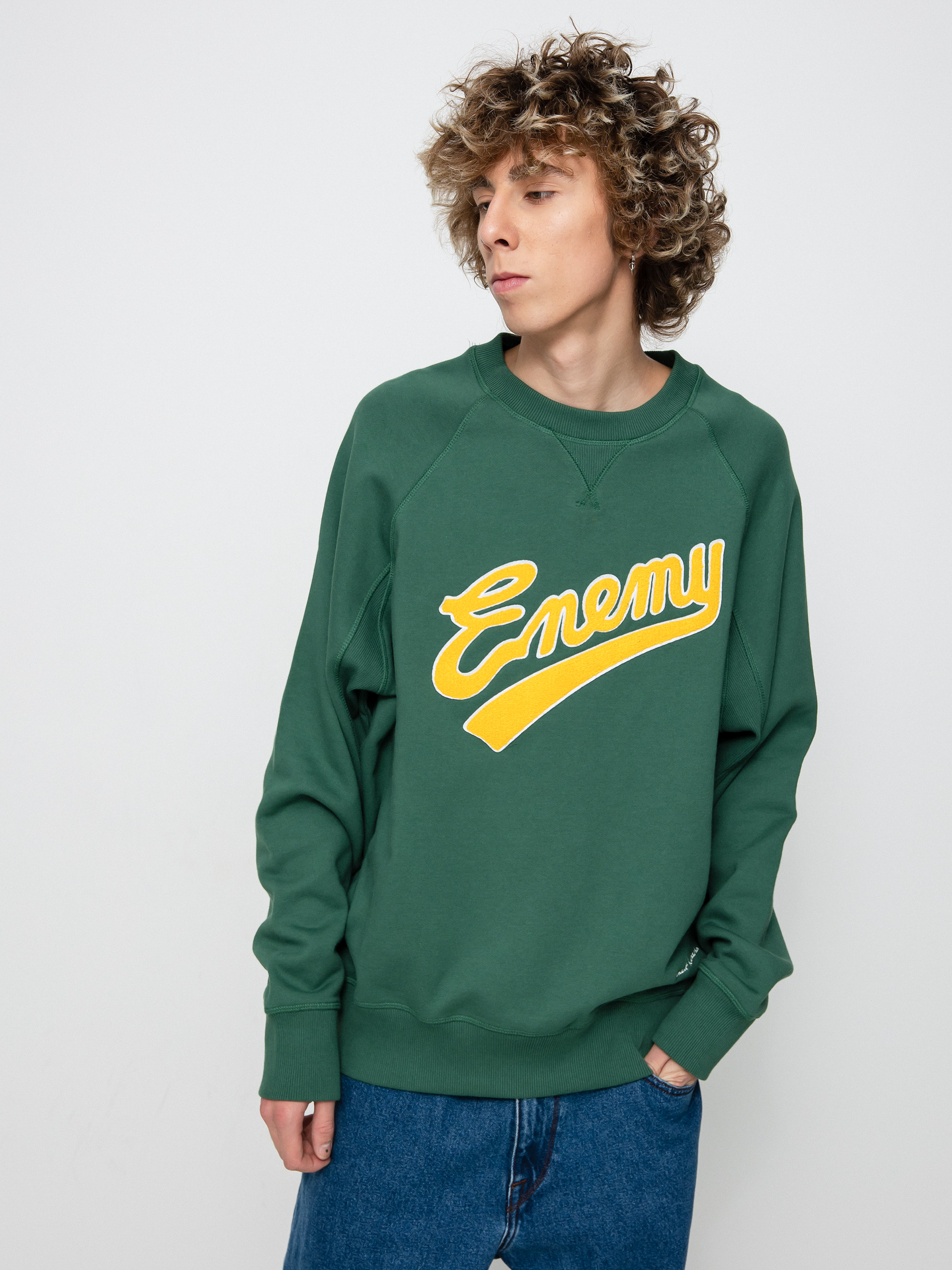 Mikina Element Pexe Crest Crew (sequoia green)