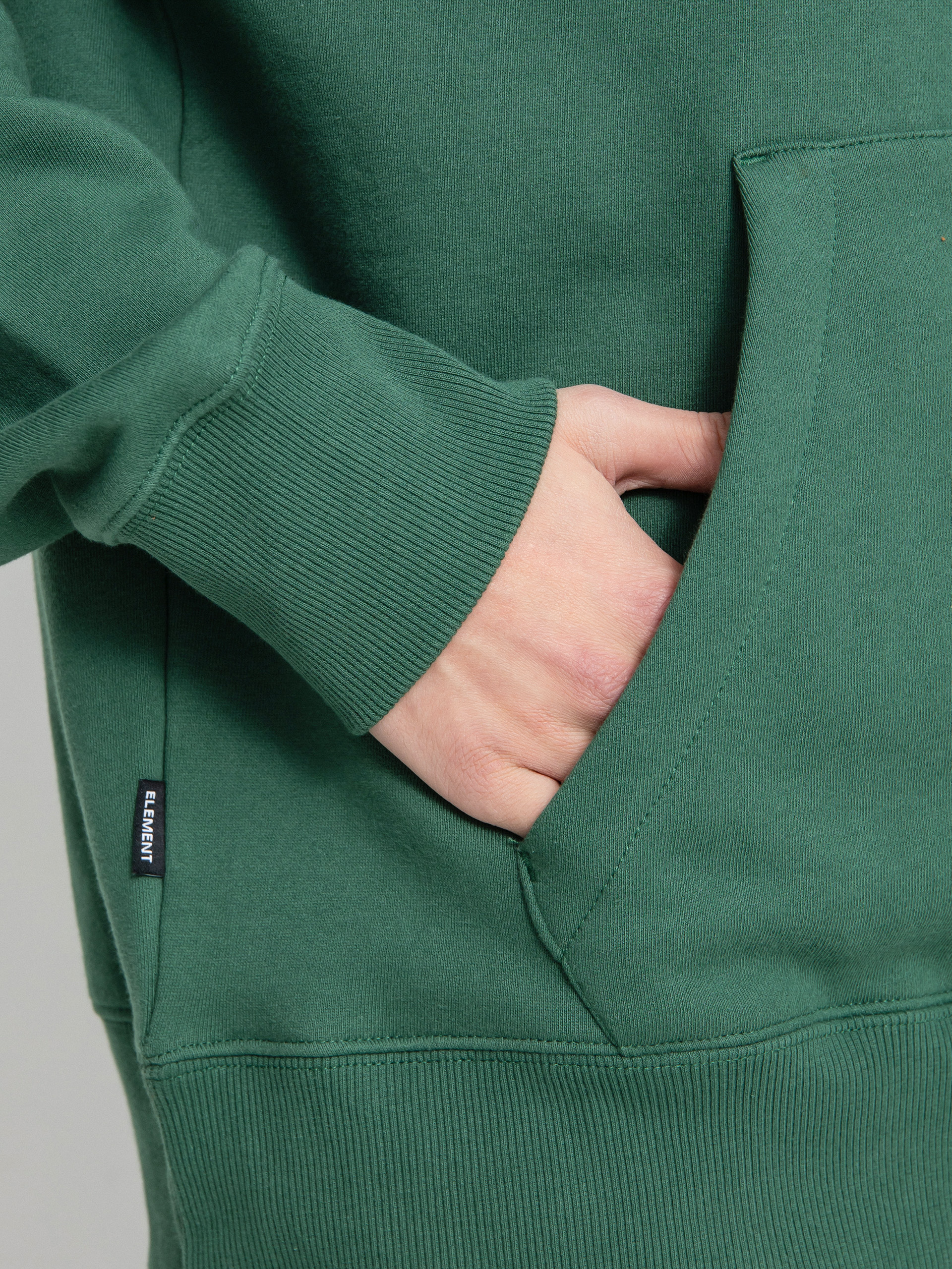 Mikina s kapucí Element Pexe Ftp HD (sequoia green)