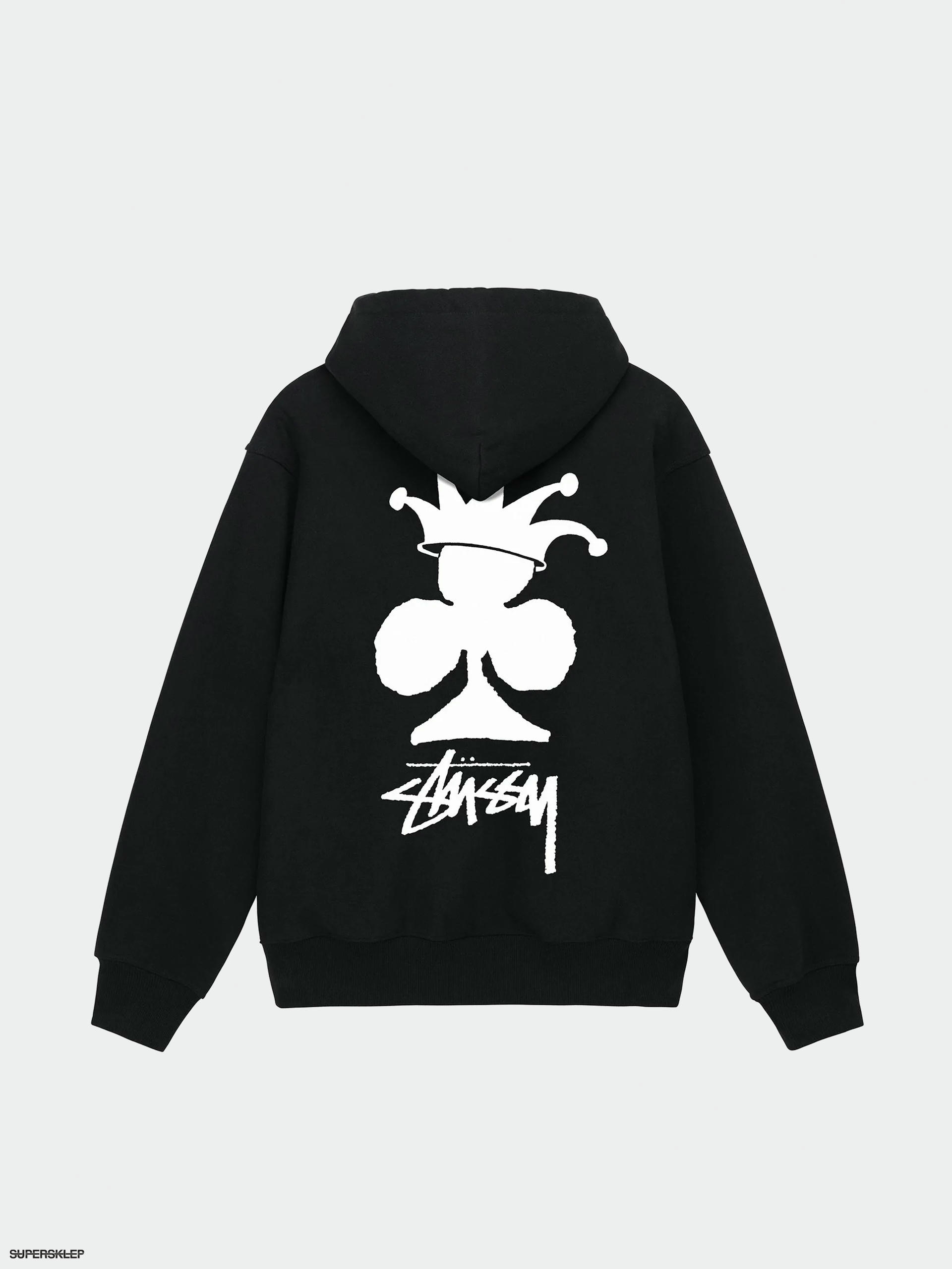 Mikina s kapucí Stussy Club Crown ZHD (black)