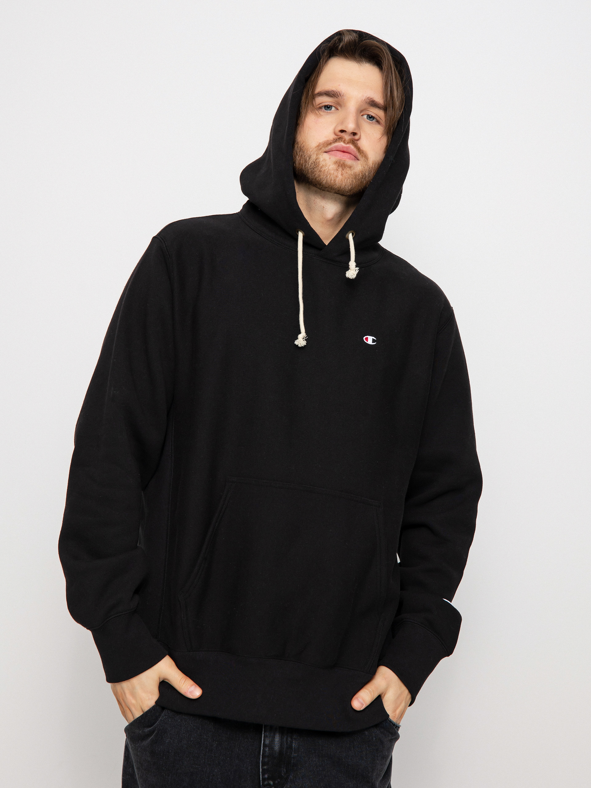Mikina s kapucí Champion Hooded Sweatshirt 217976 HD (nbk)