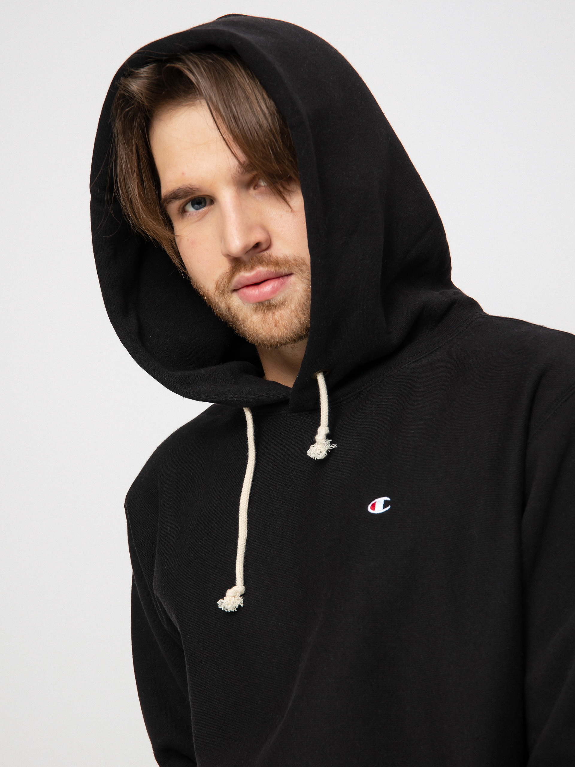 Mikina s kapucí Champion Hooded Sweatshirt 217976 HD (nbk)
