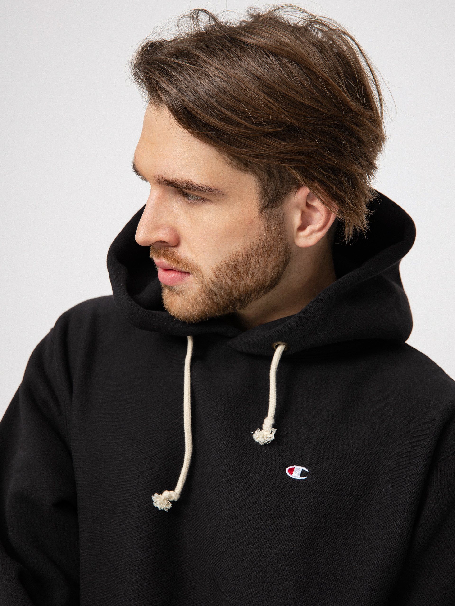 Mikina s kapucí Champion Hooded Sweatshirt 217976 HD (nbk)