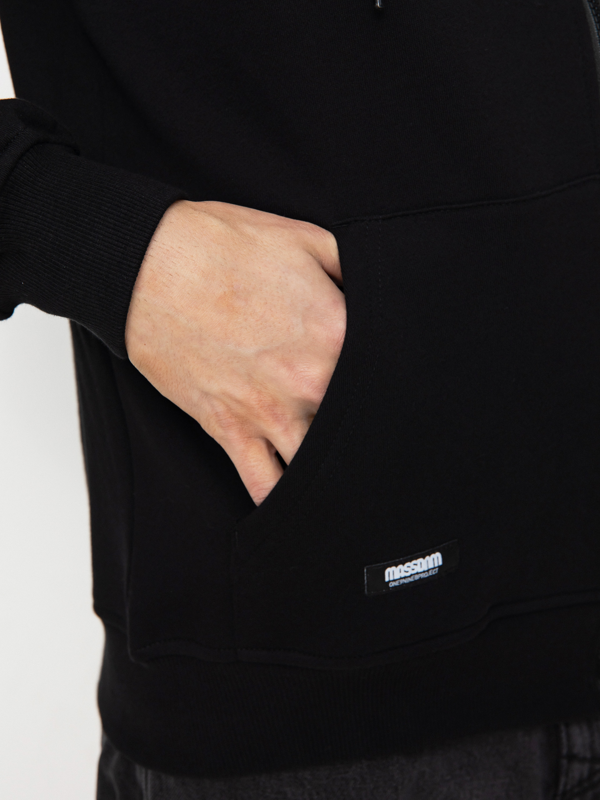 Mikina s kapucí MassDnm Monopoly ZHD (black)