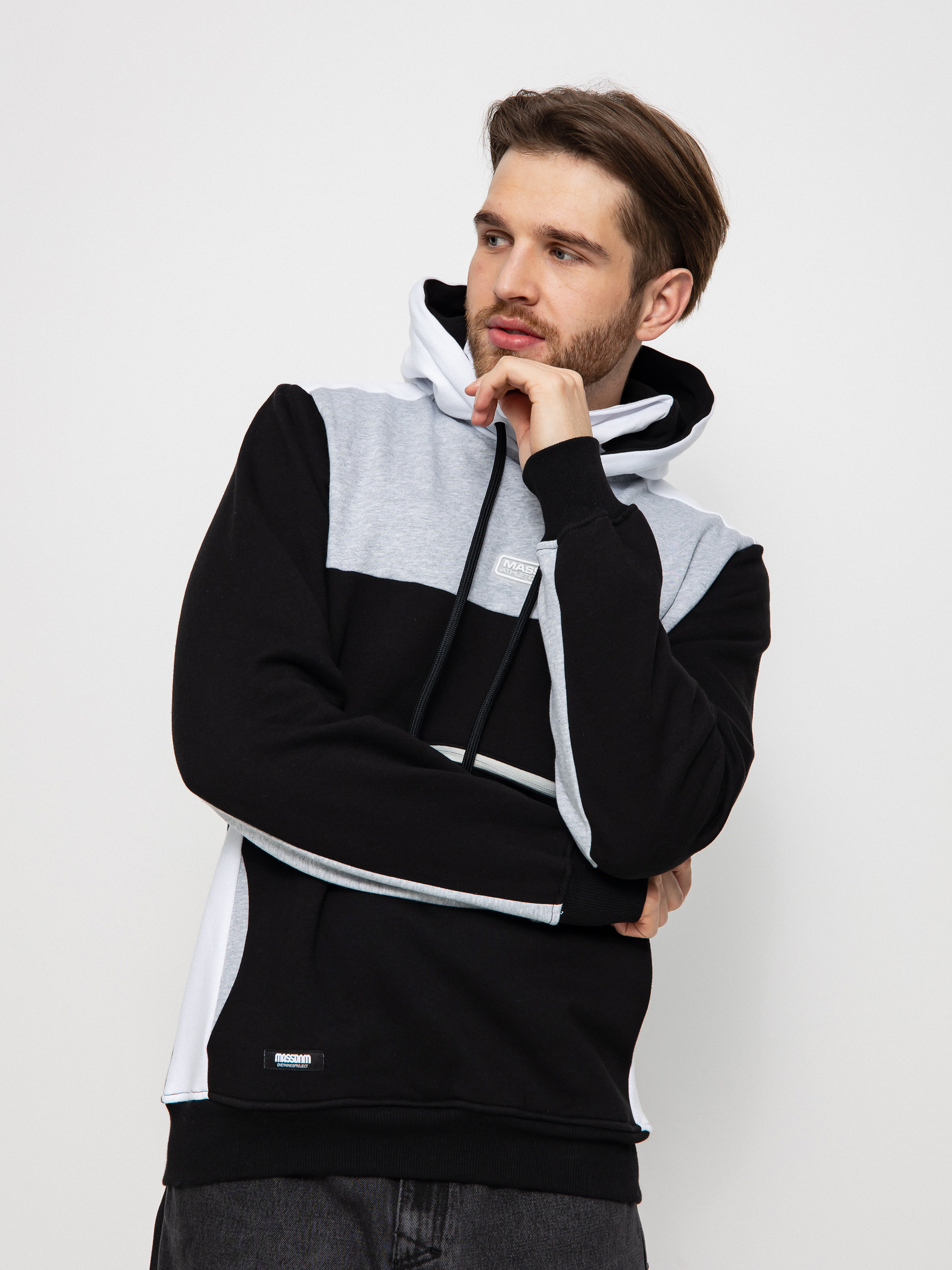 Mikina s kapucí MassDnm Yukon HD (heather grey)