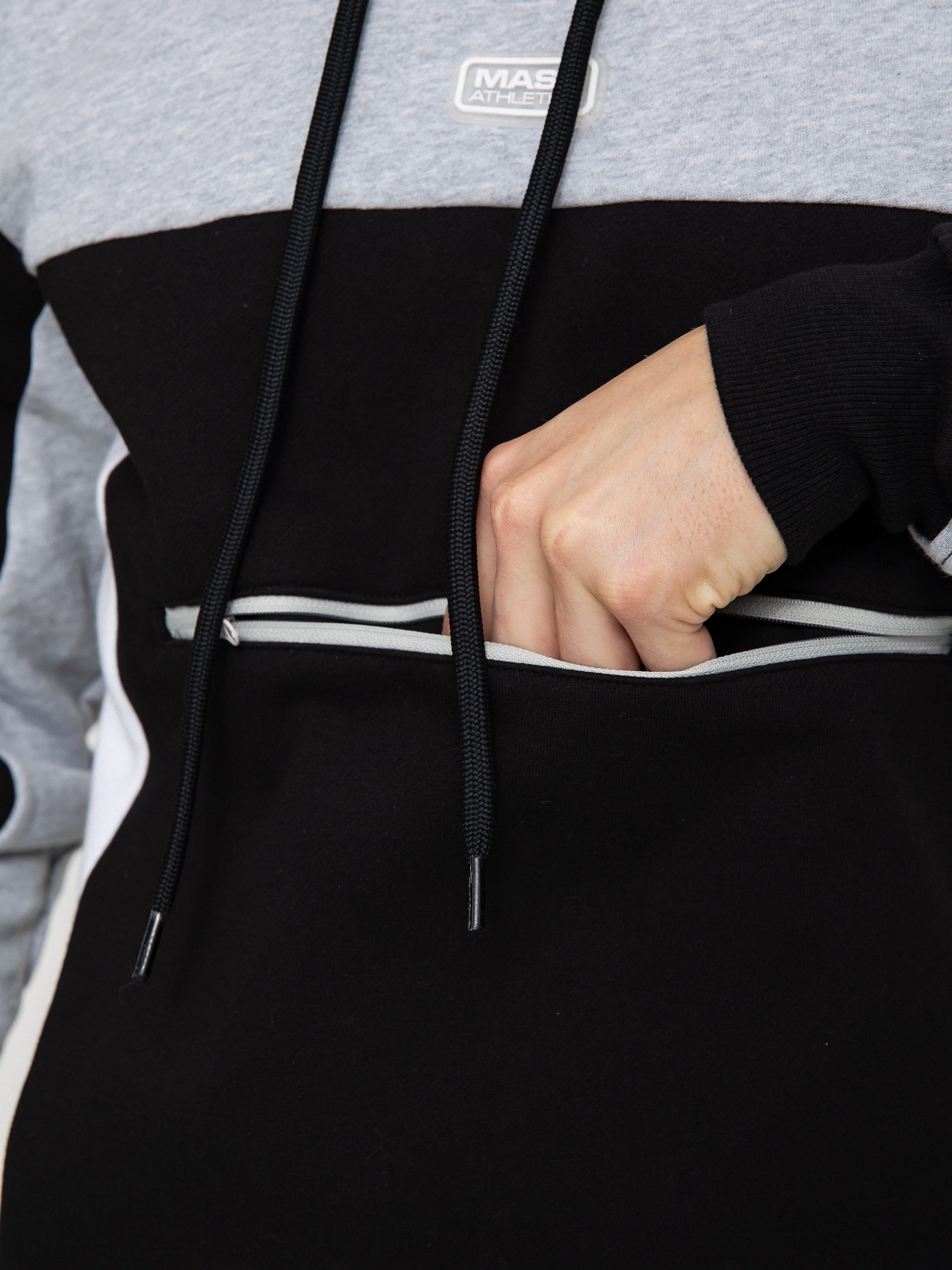 Mikina s kapucí MassDnm Yukon HD (heather grey)