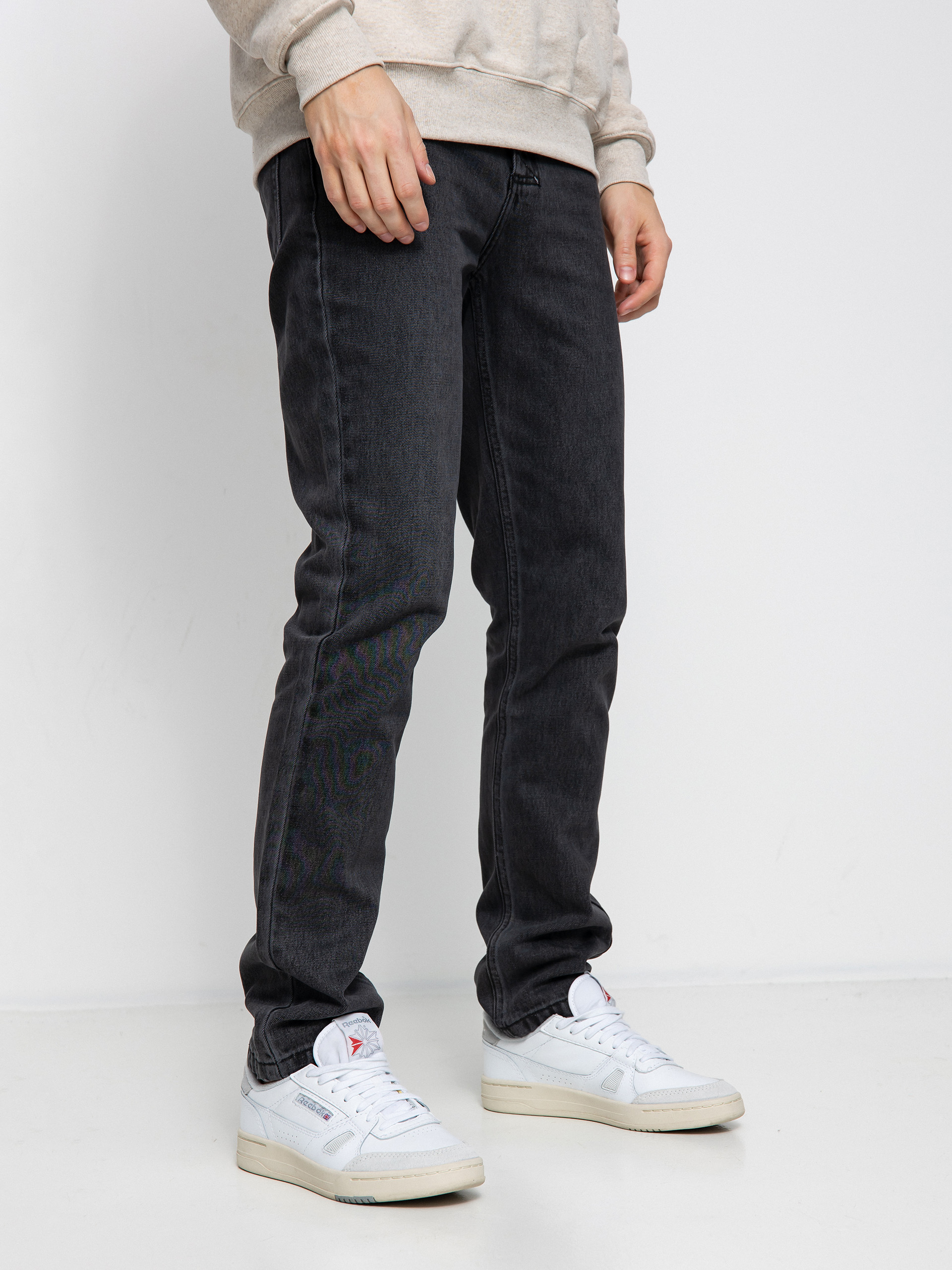 Kalhoty MassDnm Signature 2.0 Jeans Tapered Fit (black washed)
