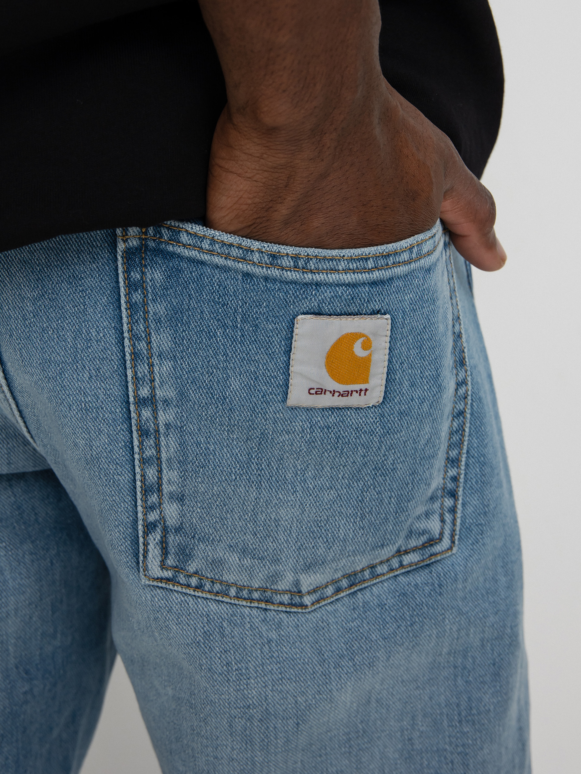 Kalhoty Carhartt WIP Newel (blue)