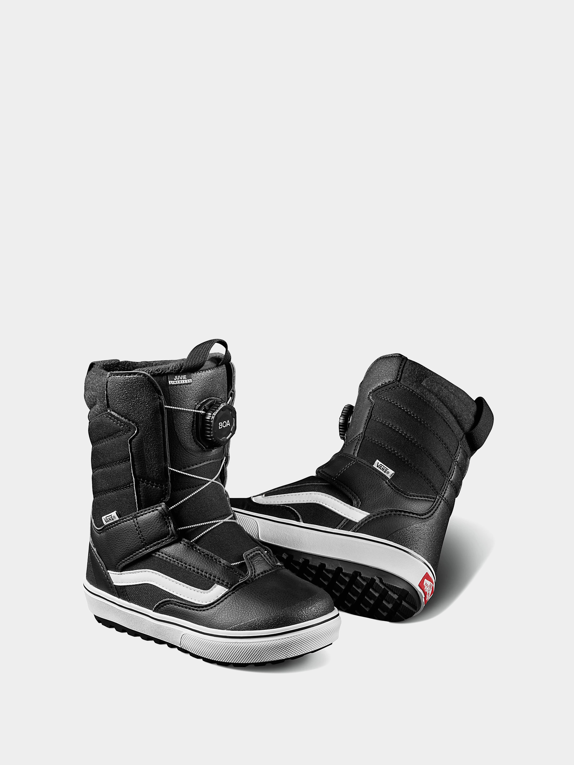 Boty na snowboard Vans Juvie Linerless JR (black/white)