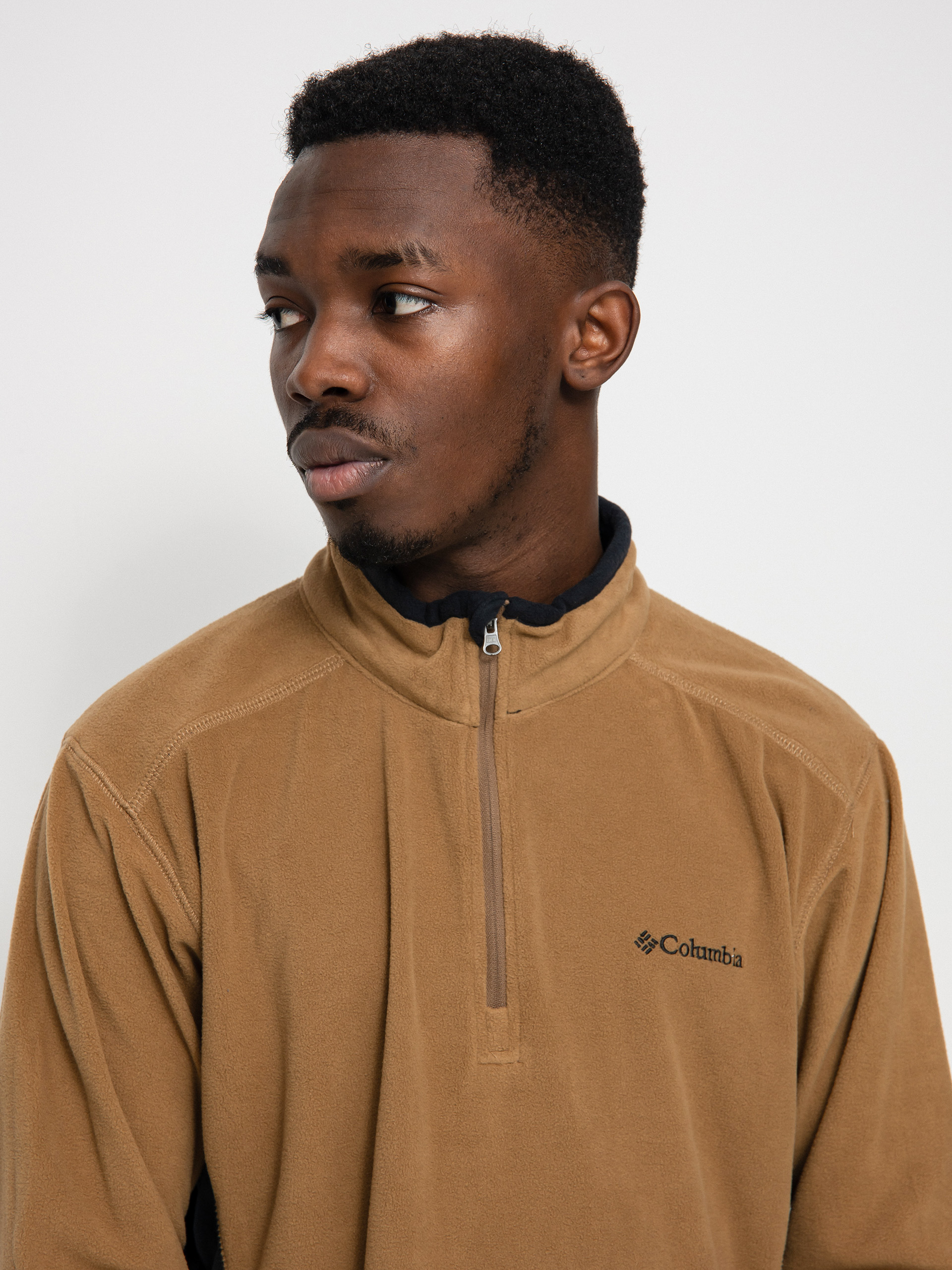 Pánský Fleecová mikina Columbia Klamath Range II Half Zip (delta black)