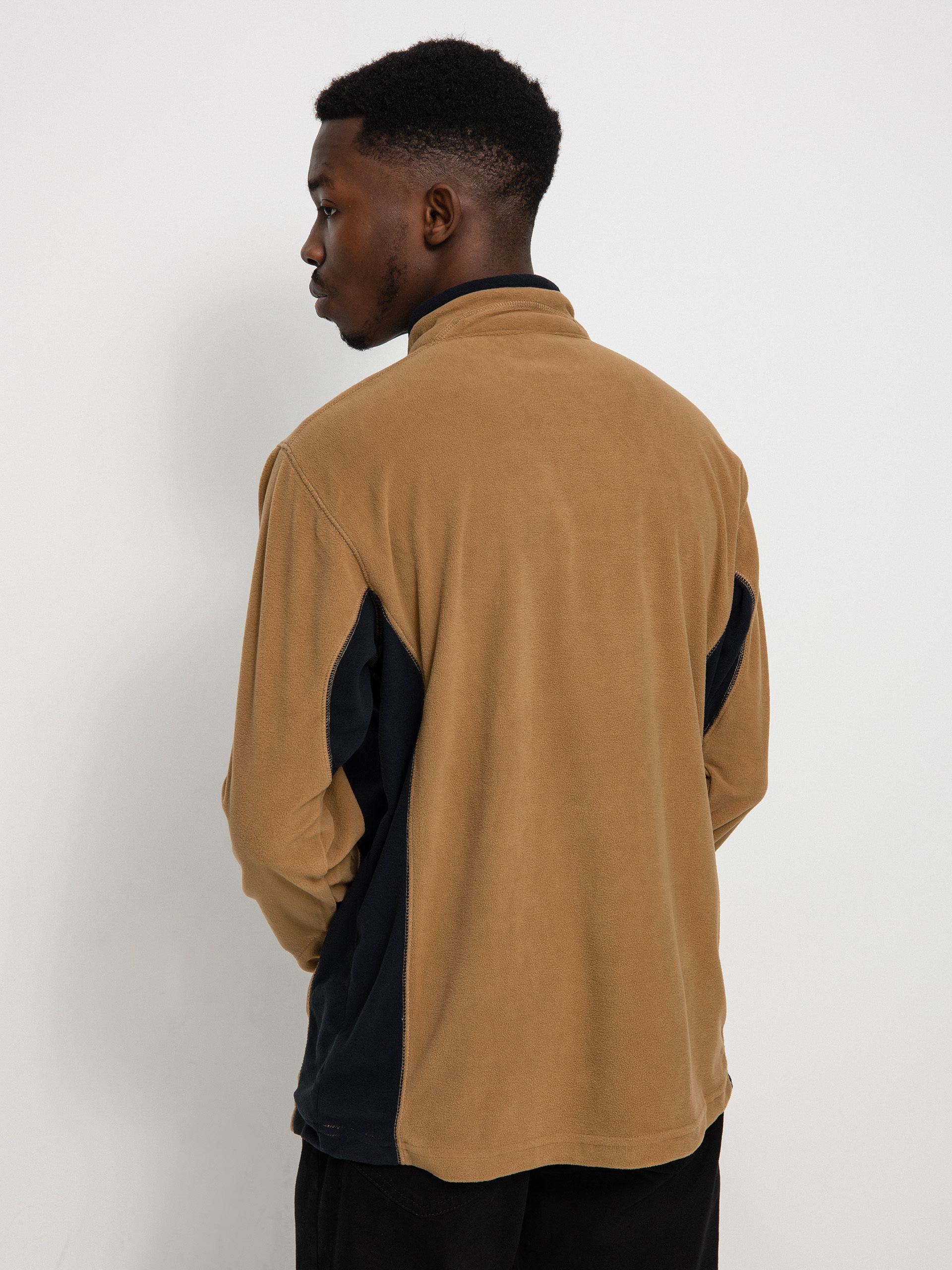 Pánský Fleecová mikina Columbia Klamath Range II Half Zip (delta black)