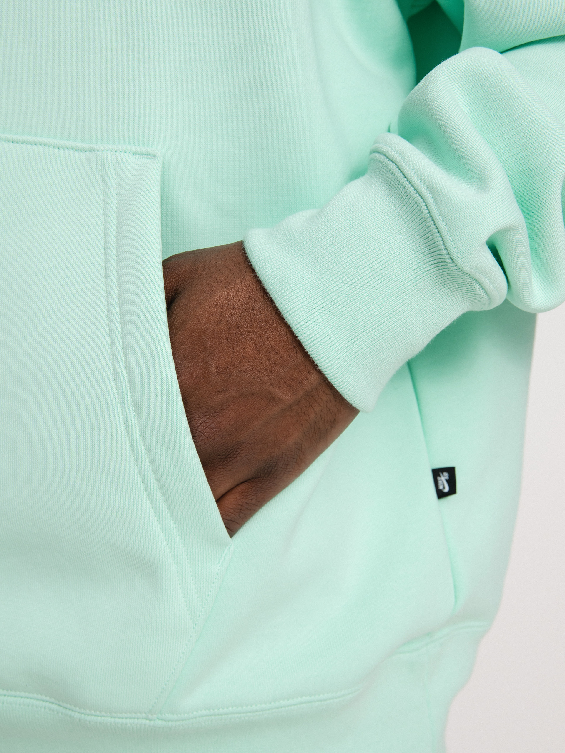 Mikina s kapucí Nike SB Gen Trdmrk Logo 2 HD (mint foam/active pink)