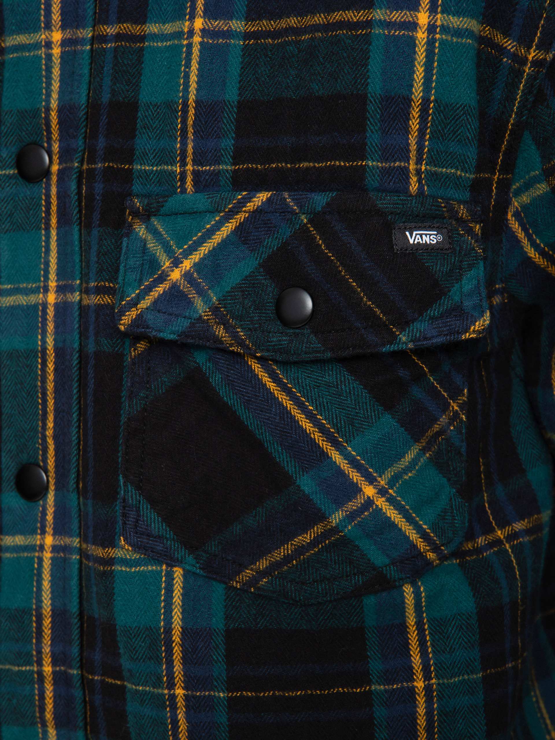 Bunda Vans Brickell Shirt (black/deep teal)