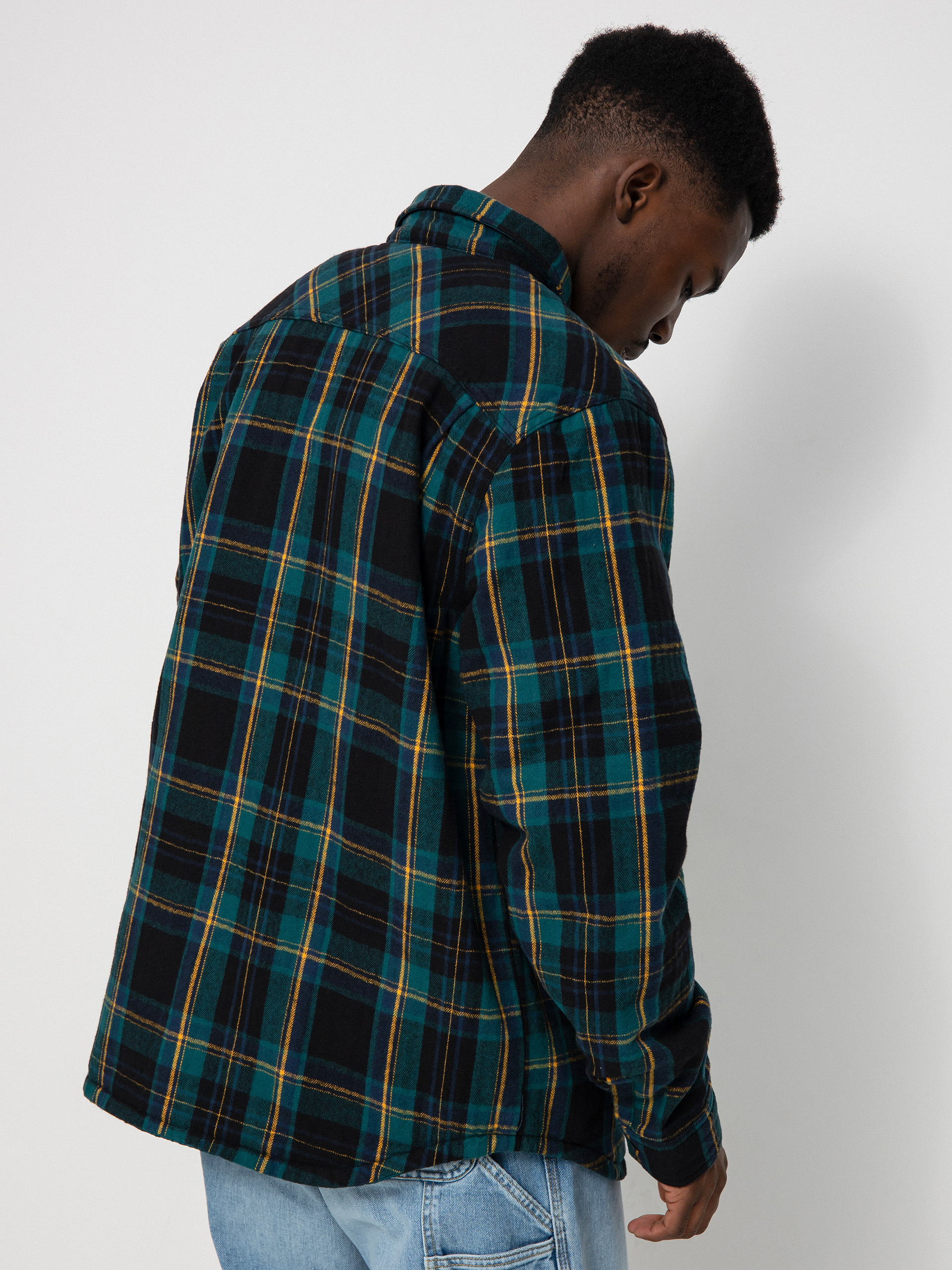 Bunda Vans Brickell Shirt (black/deep teal)