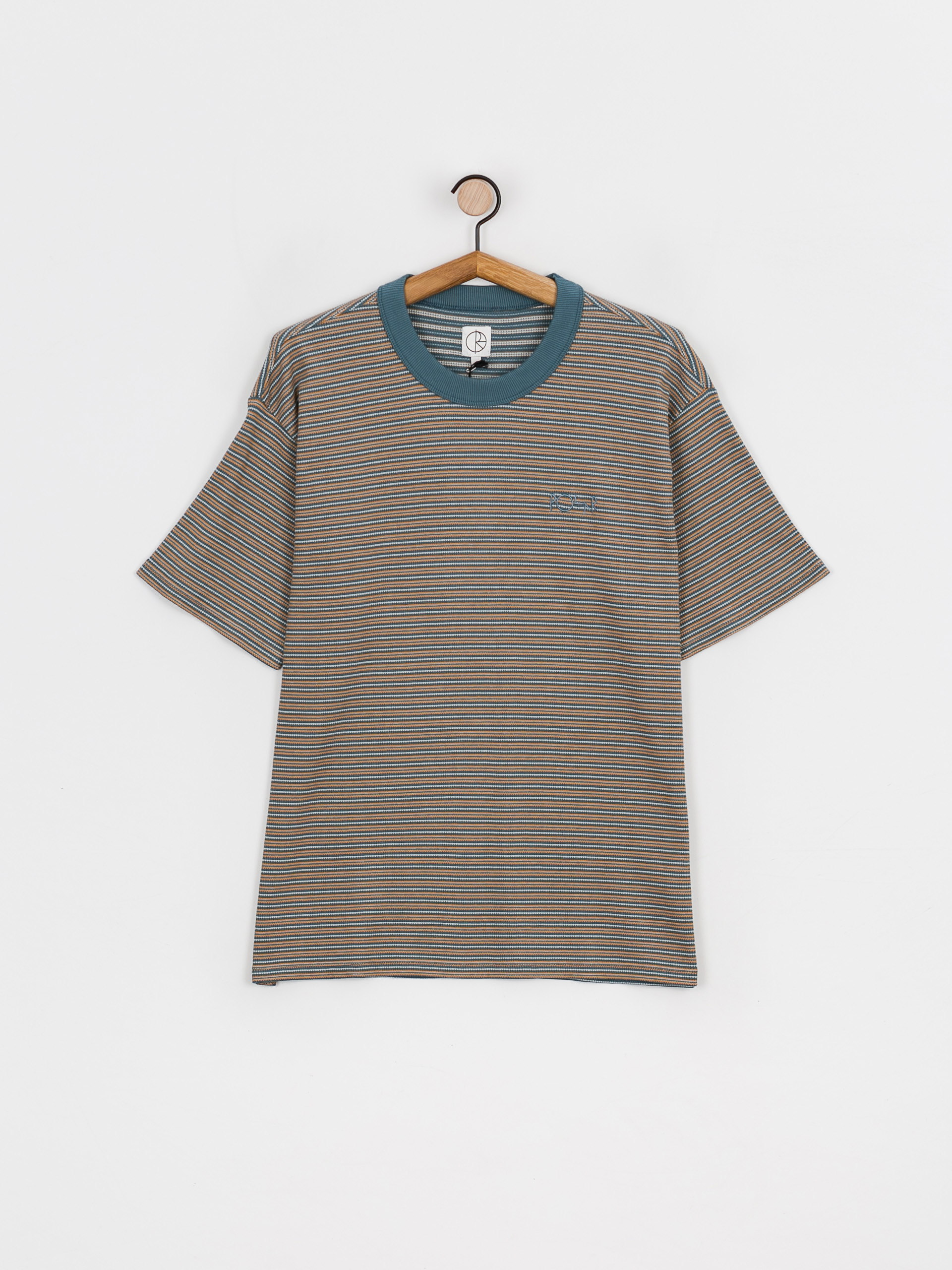 Tričko Polar Skate Stripe Shin (teal)