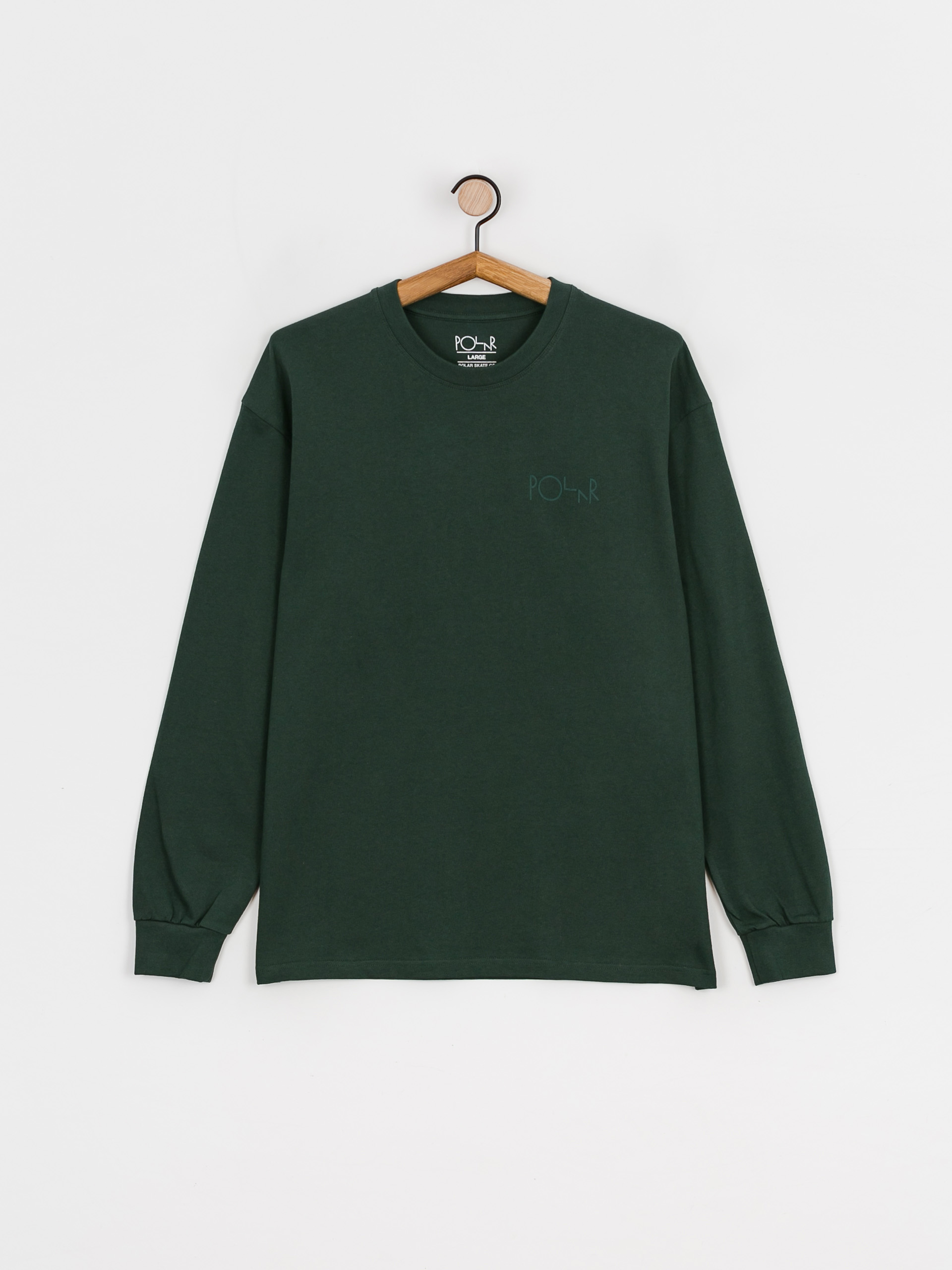 Triko Polar Skate Stroke Logo (dark green)