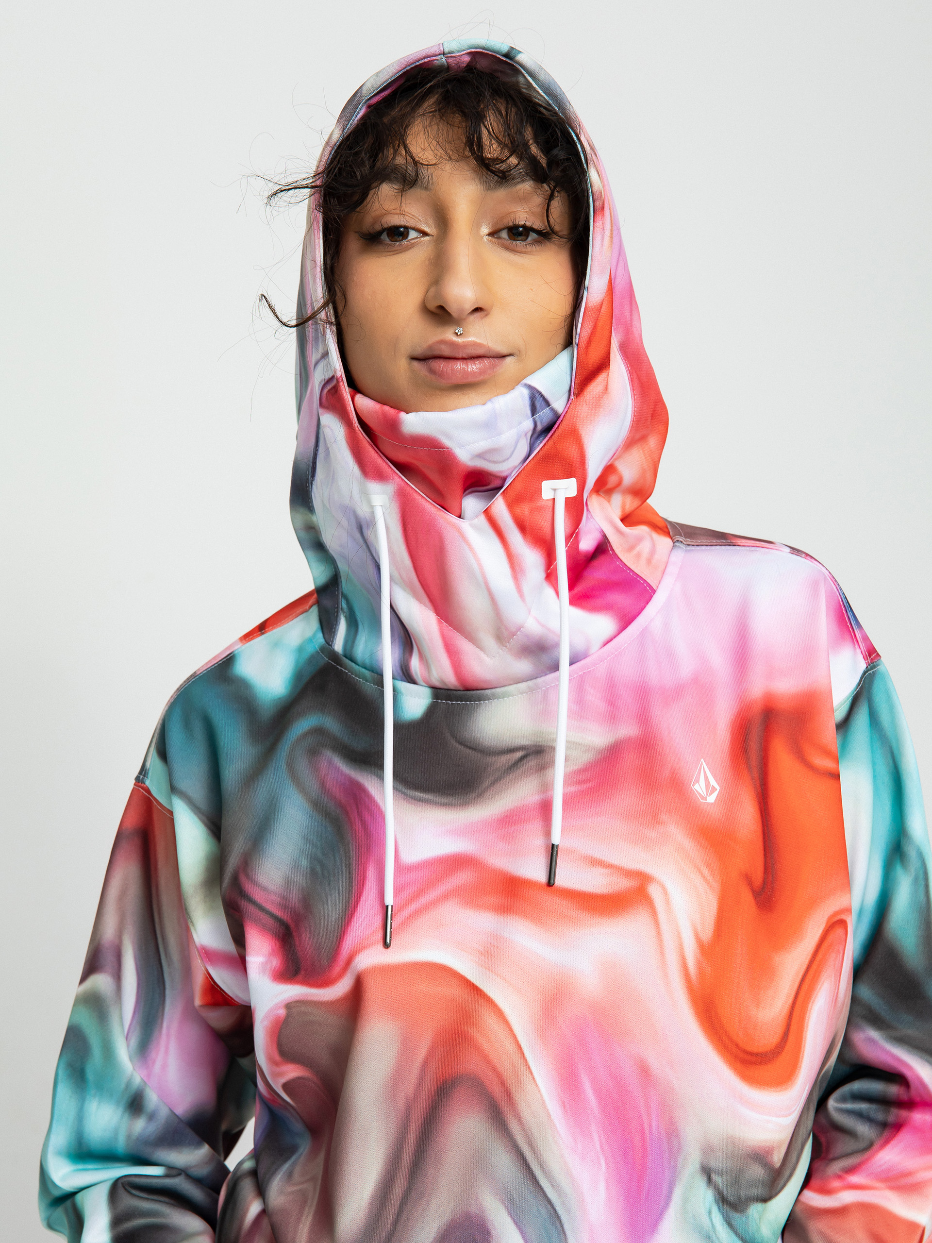 Dámská Termomikina  Volcom Spring Shred HD (nebula print)