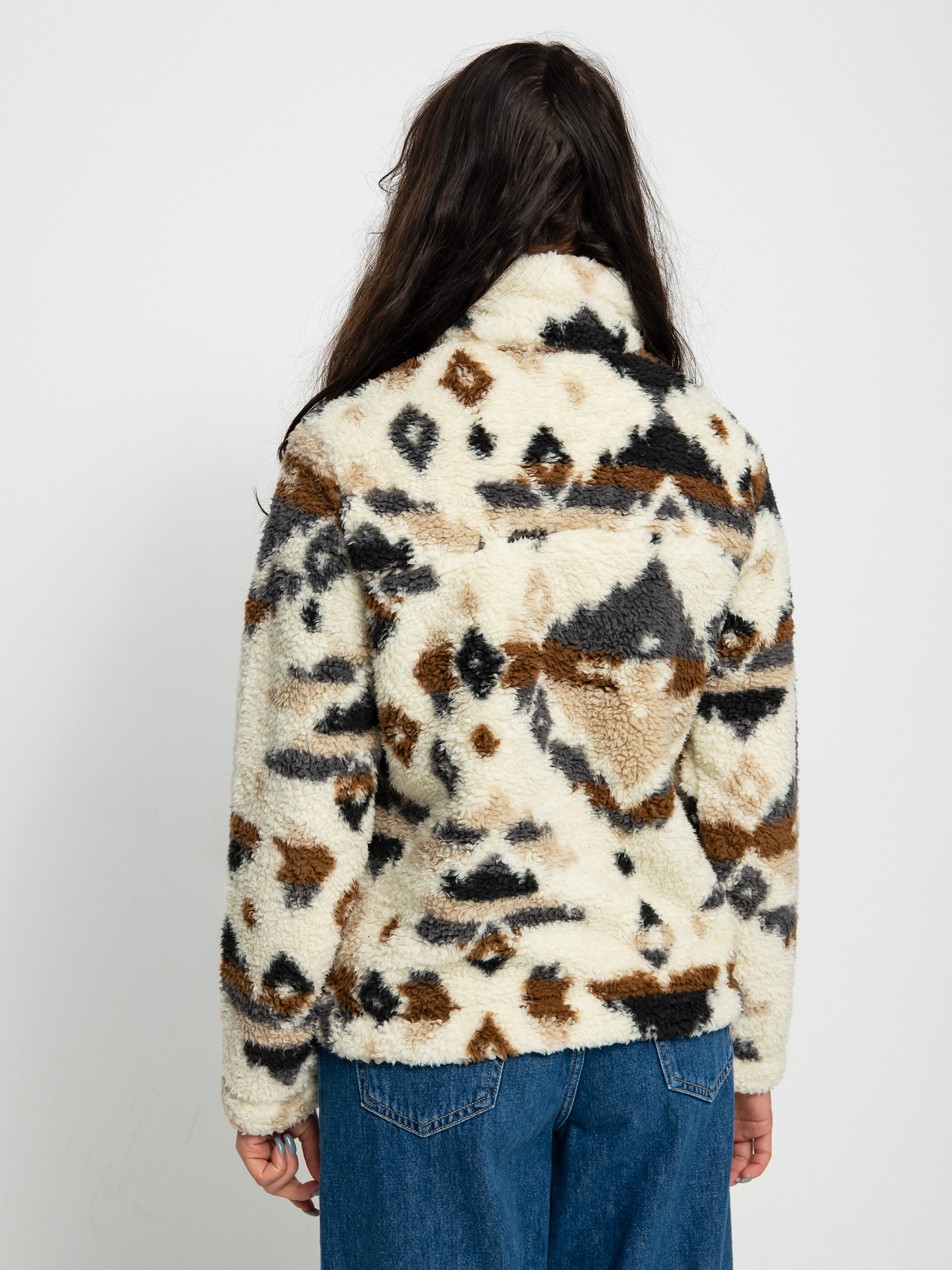 Dámský Fleecová mikina Columbia Winter Pass Sherpa FZ (chalk rocky mt)