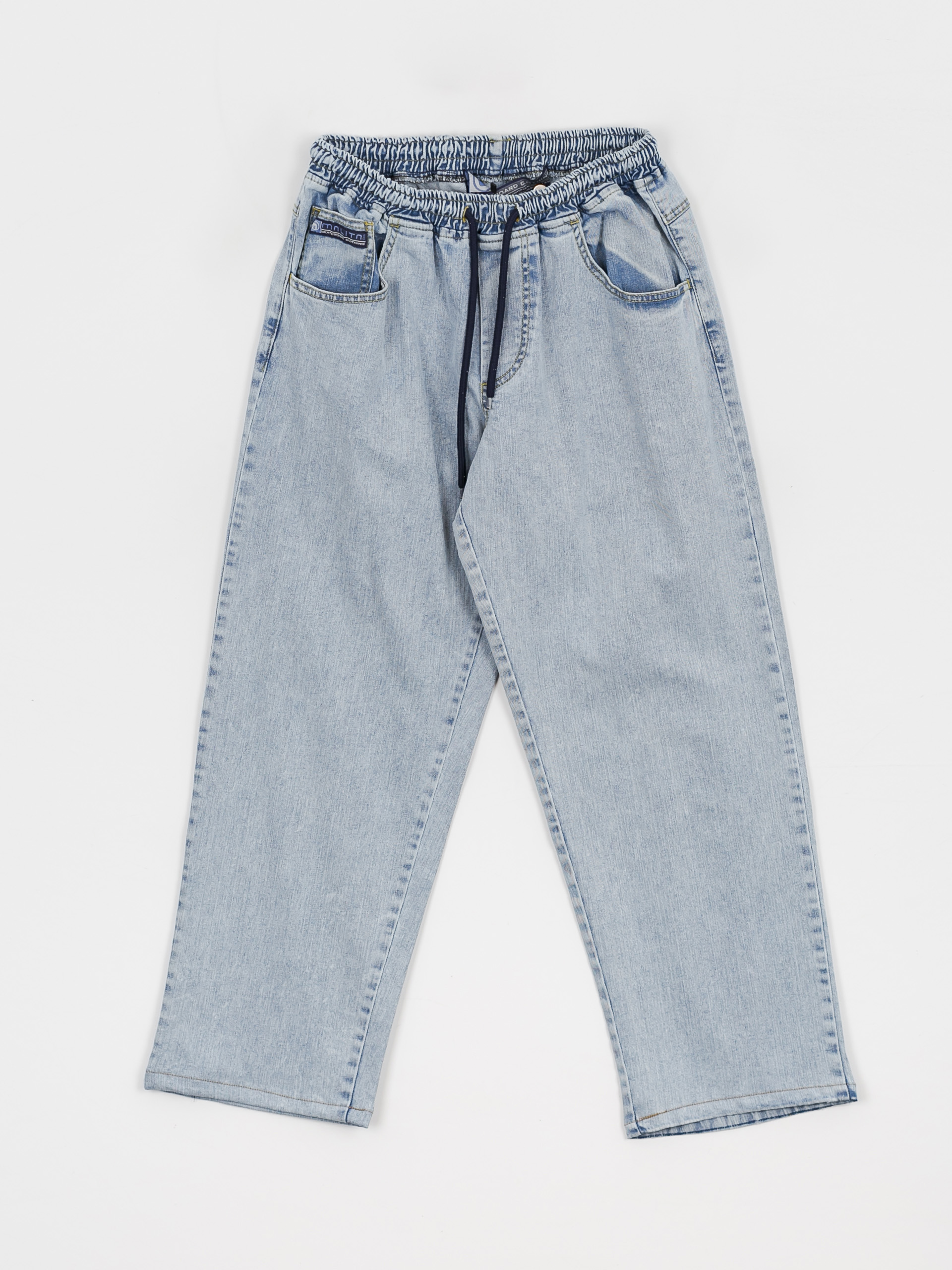 Kalhoty Malita Jeans Log Sl (elastic blue)