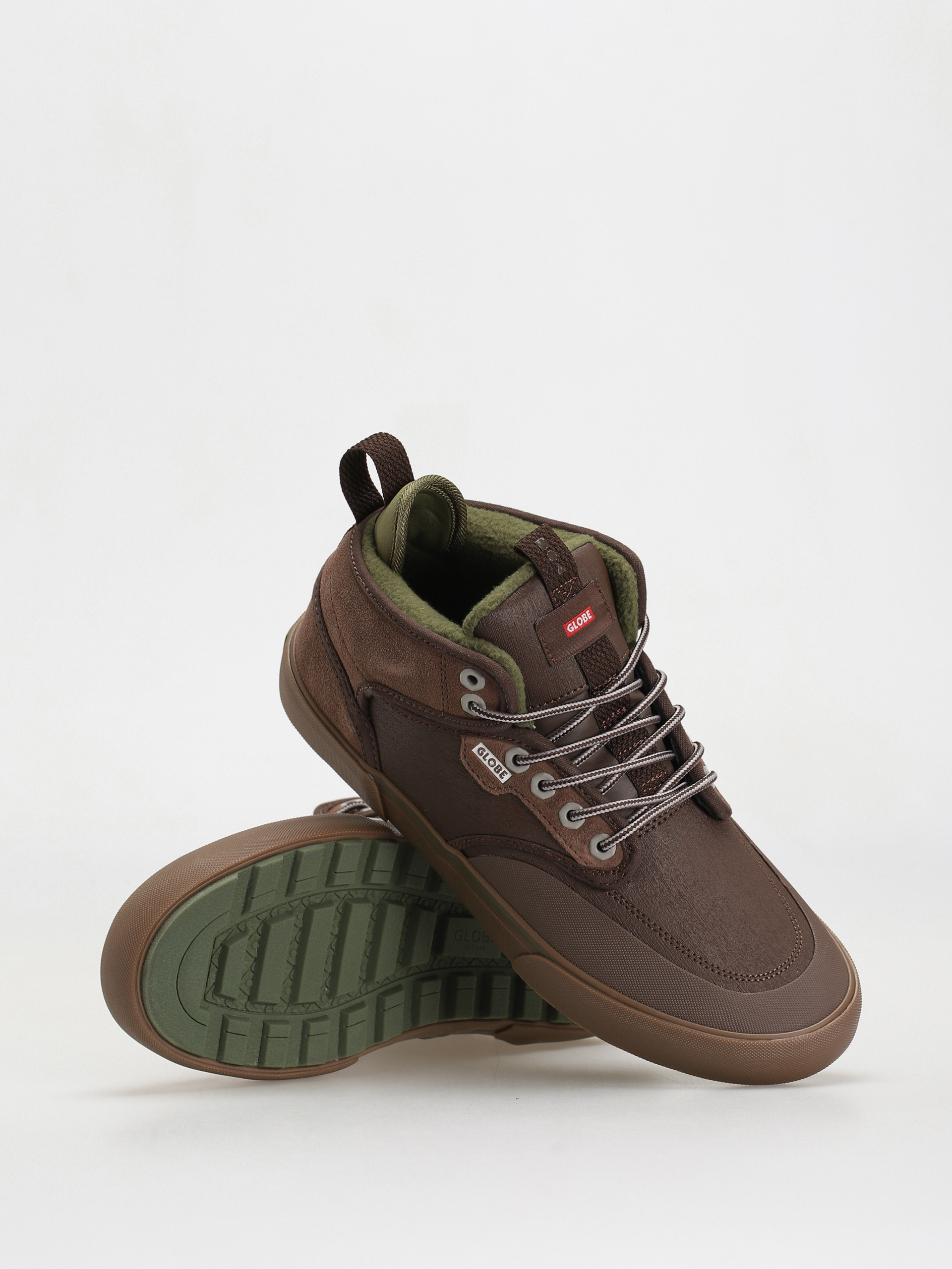 Boty Globe Motley Mid (chestnut/olive/summit)