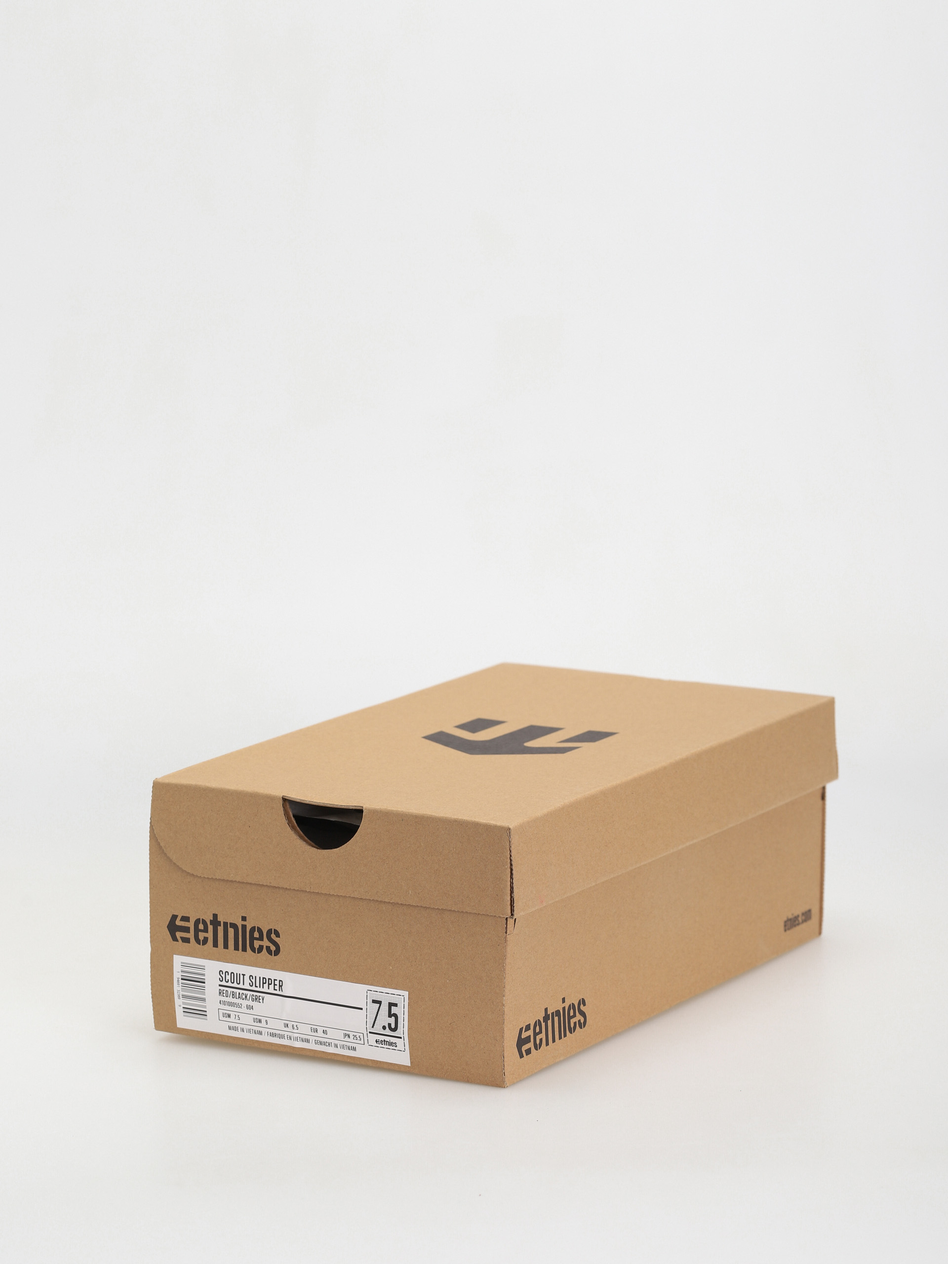 Boty Etnies Scout Slipper (red/black/grey)