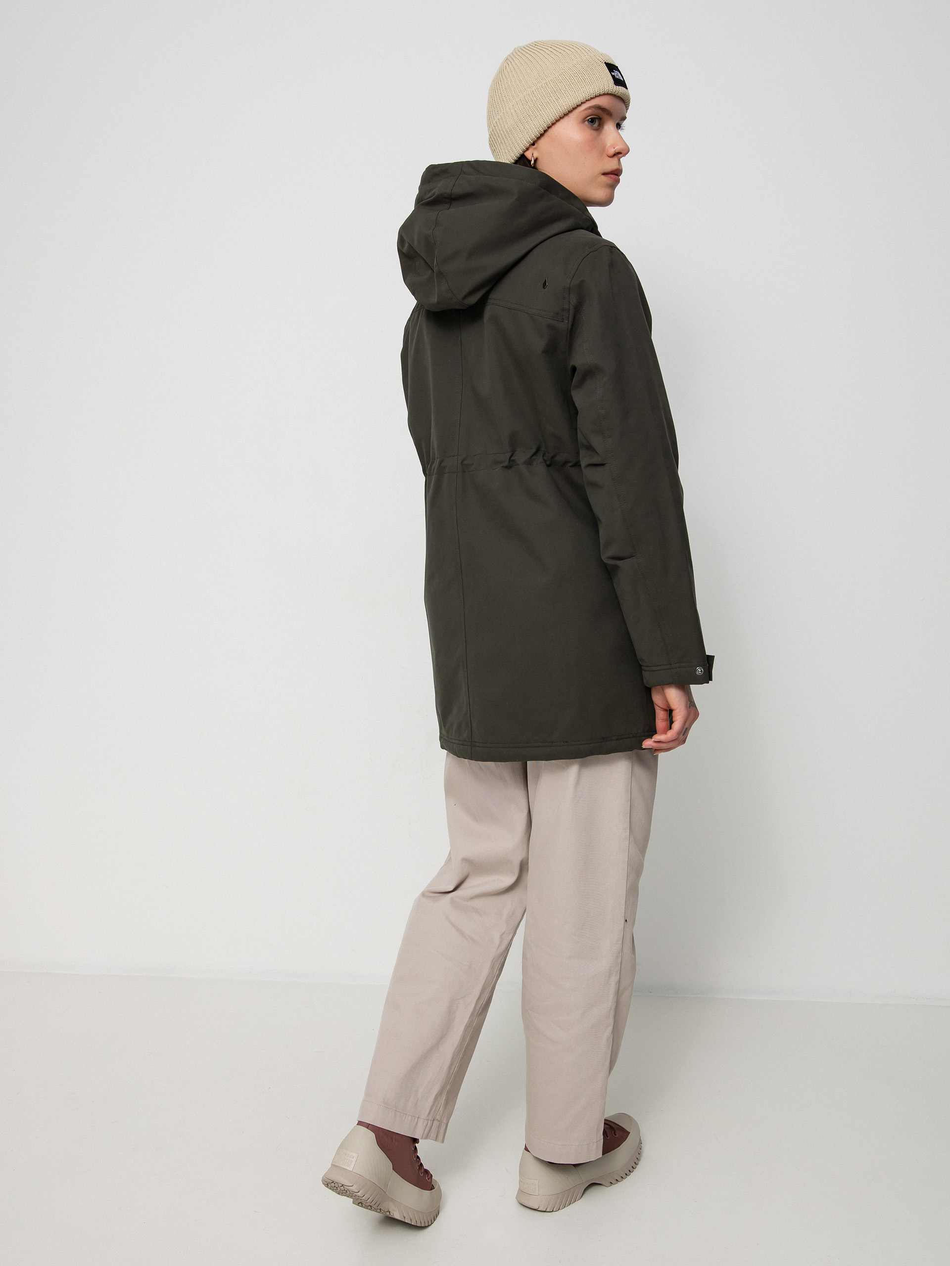 Bunda Volcom Less Is More 5K Parka Wmn (rinsed black)