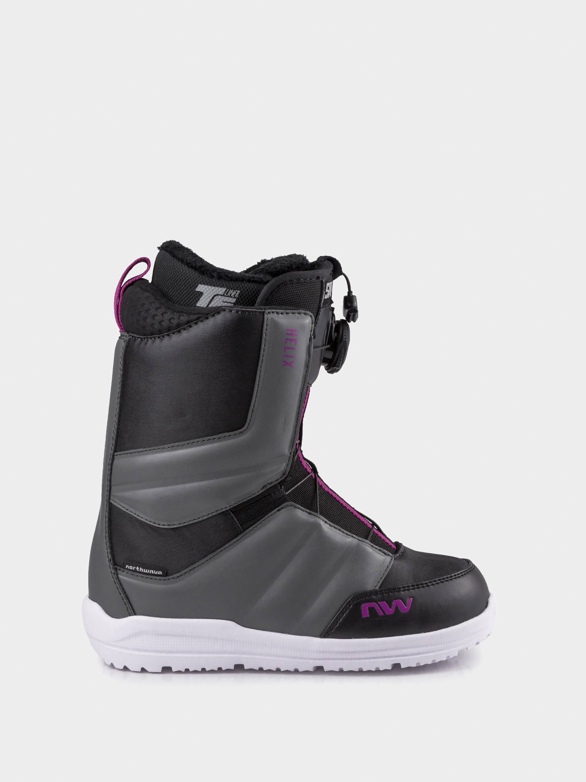 Dámské Boty na snowboard Northwave Helix Spin (black/dark grey)