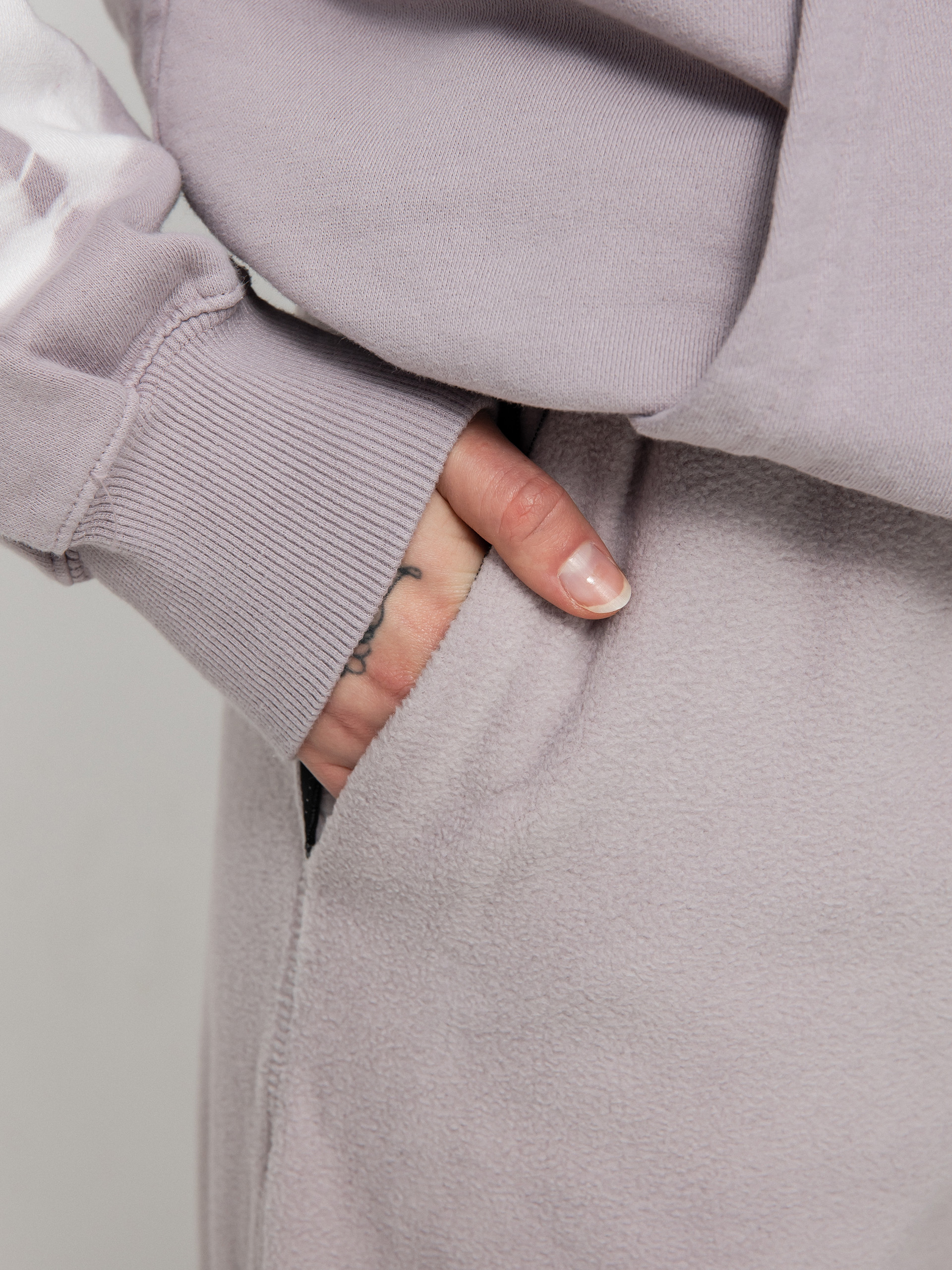 Kalhoty Volcom Polar Fleece Wmn (amethyst smoke)