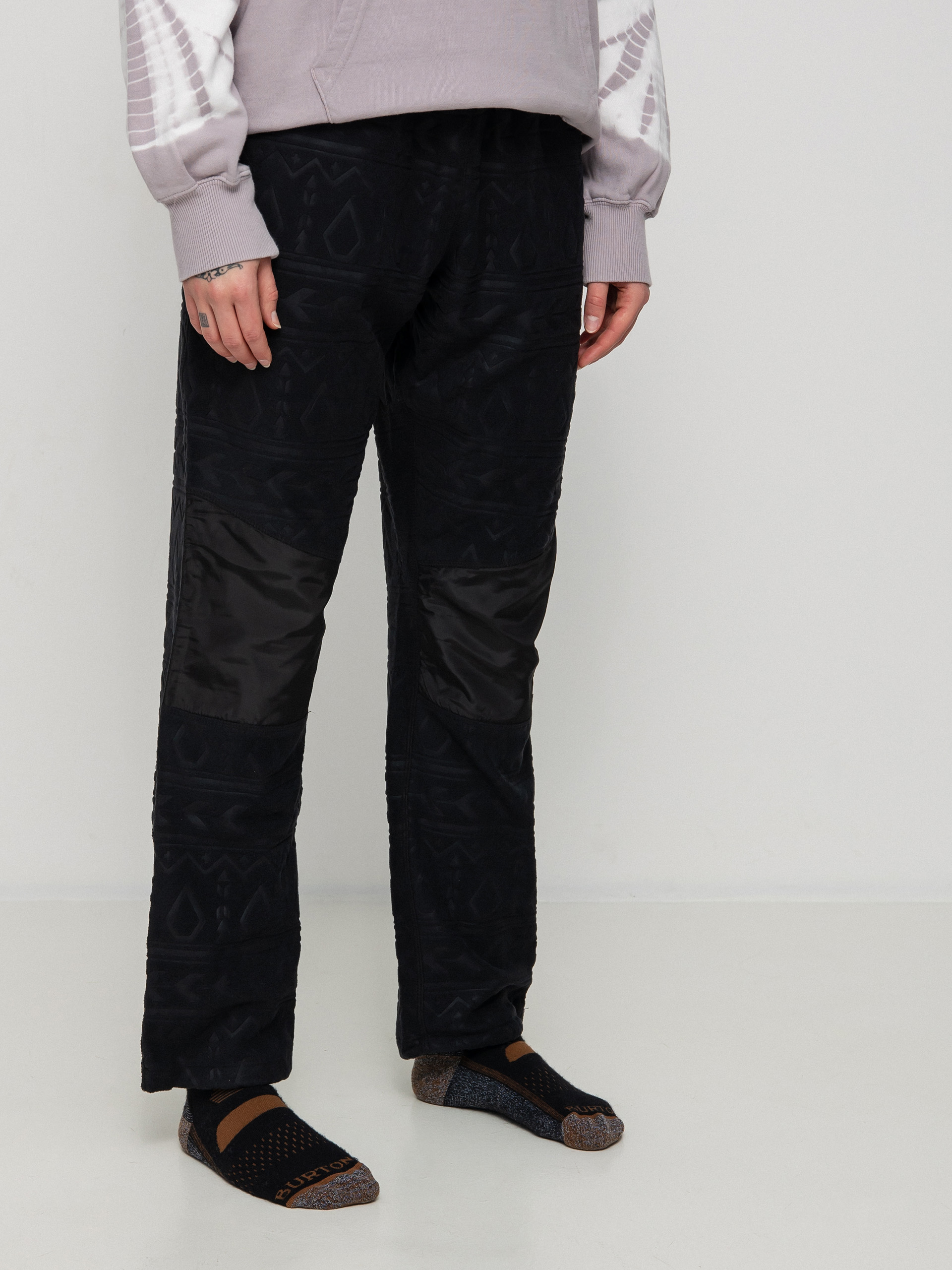 Kalhoty Volcom Polar Fleece Wmn (black)