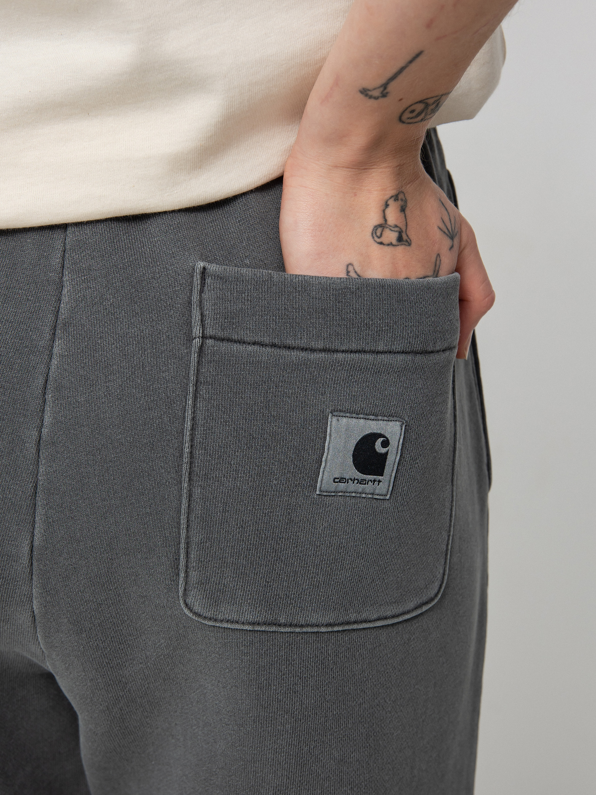 Kalhoty Carhartt WIP Nelson Wmn (vulcan)