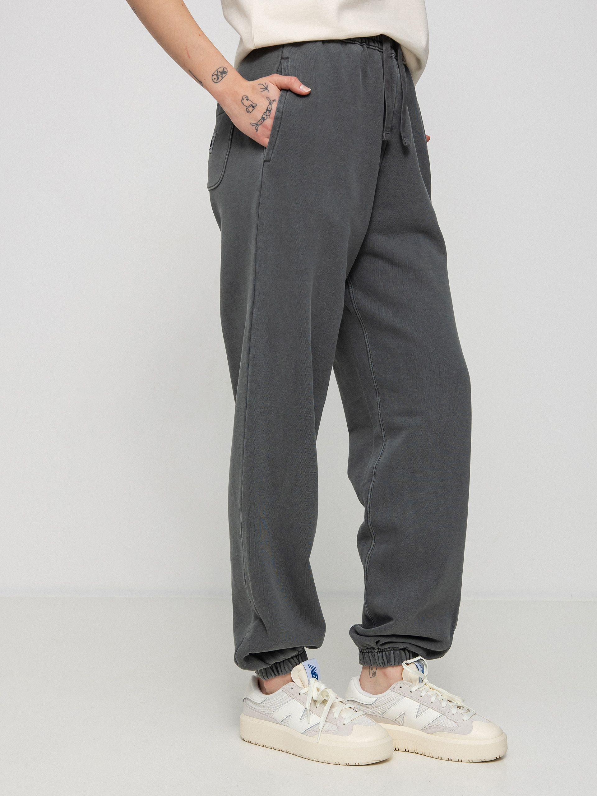 Kalhoty Carhartt WIP Nelson Wmn (vulcan)