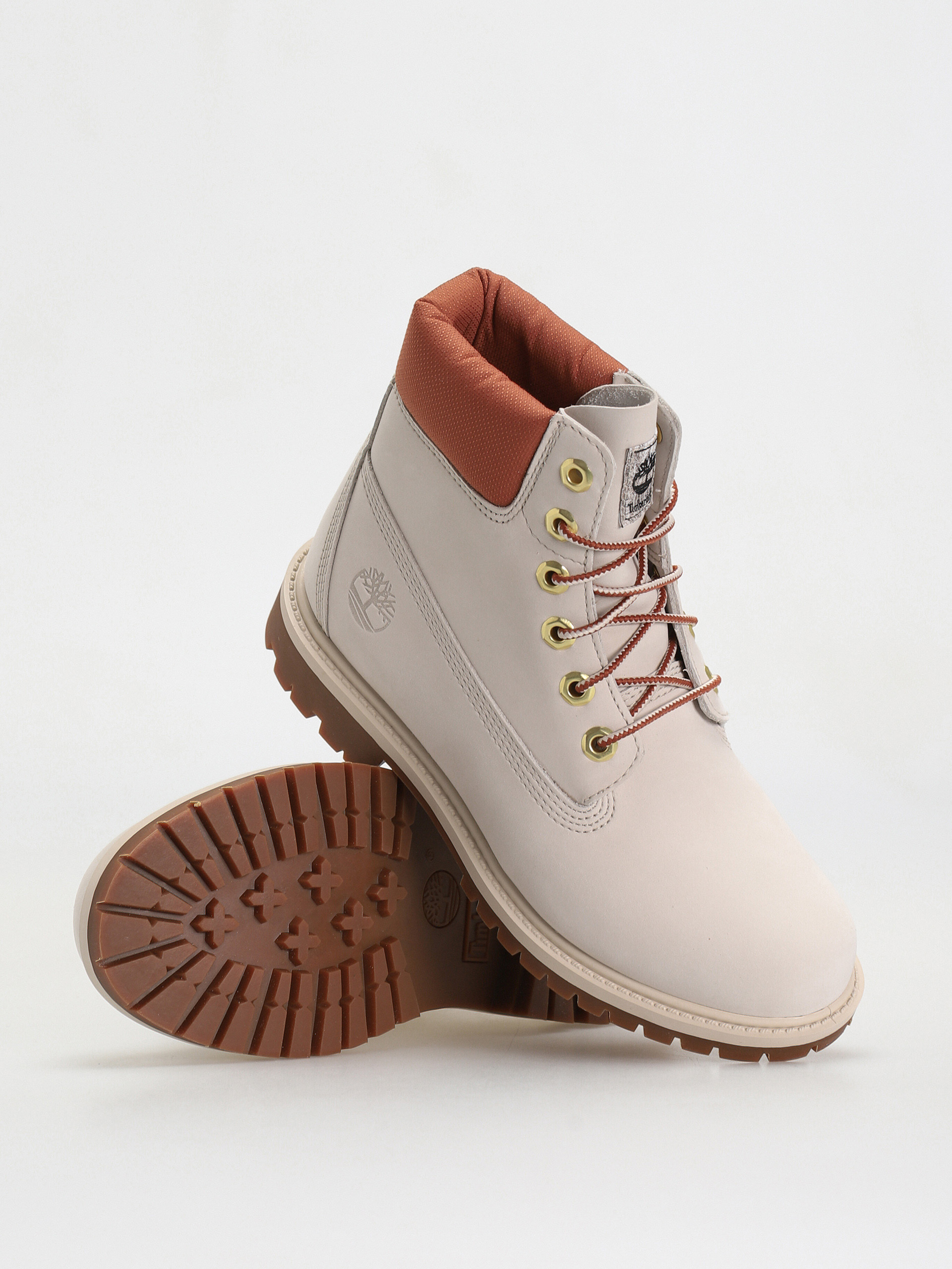Boty Timberland 6In Hert Bt Cupsole Wmn (white nubuck)