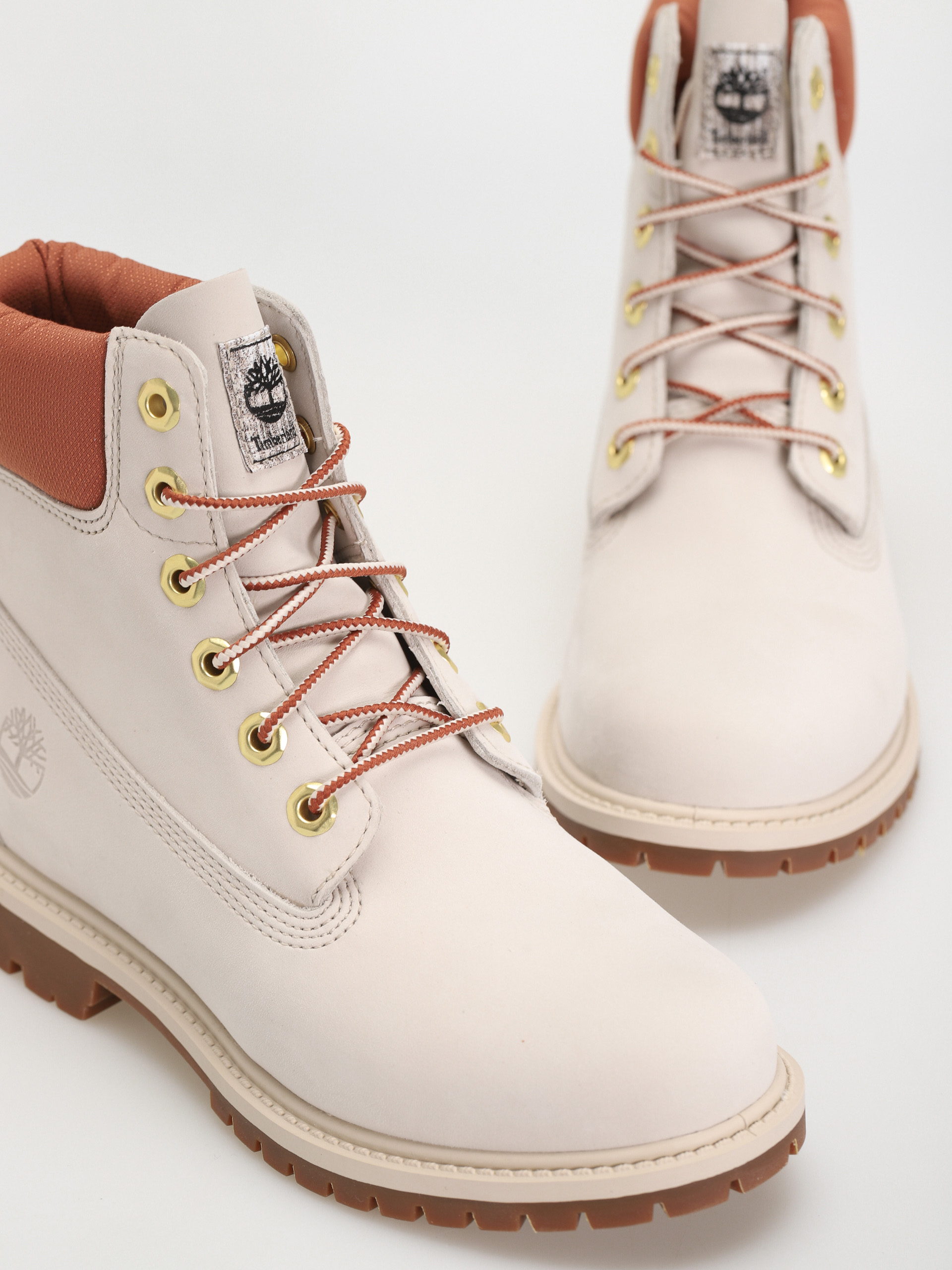 Boty Timberland 6In Hert Bt Cupsole Wmn (white nubuck)