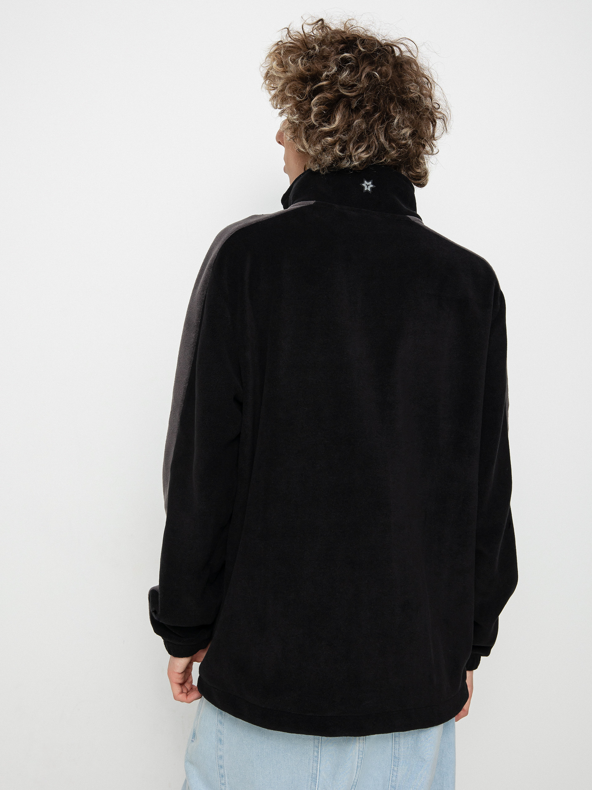 Pánský Fleecová mikina Method Fast Times 1/4 Zip (black/dark grey)