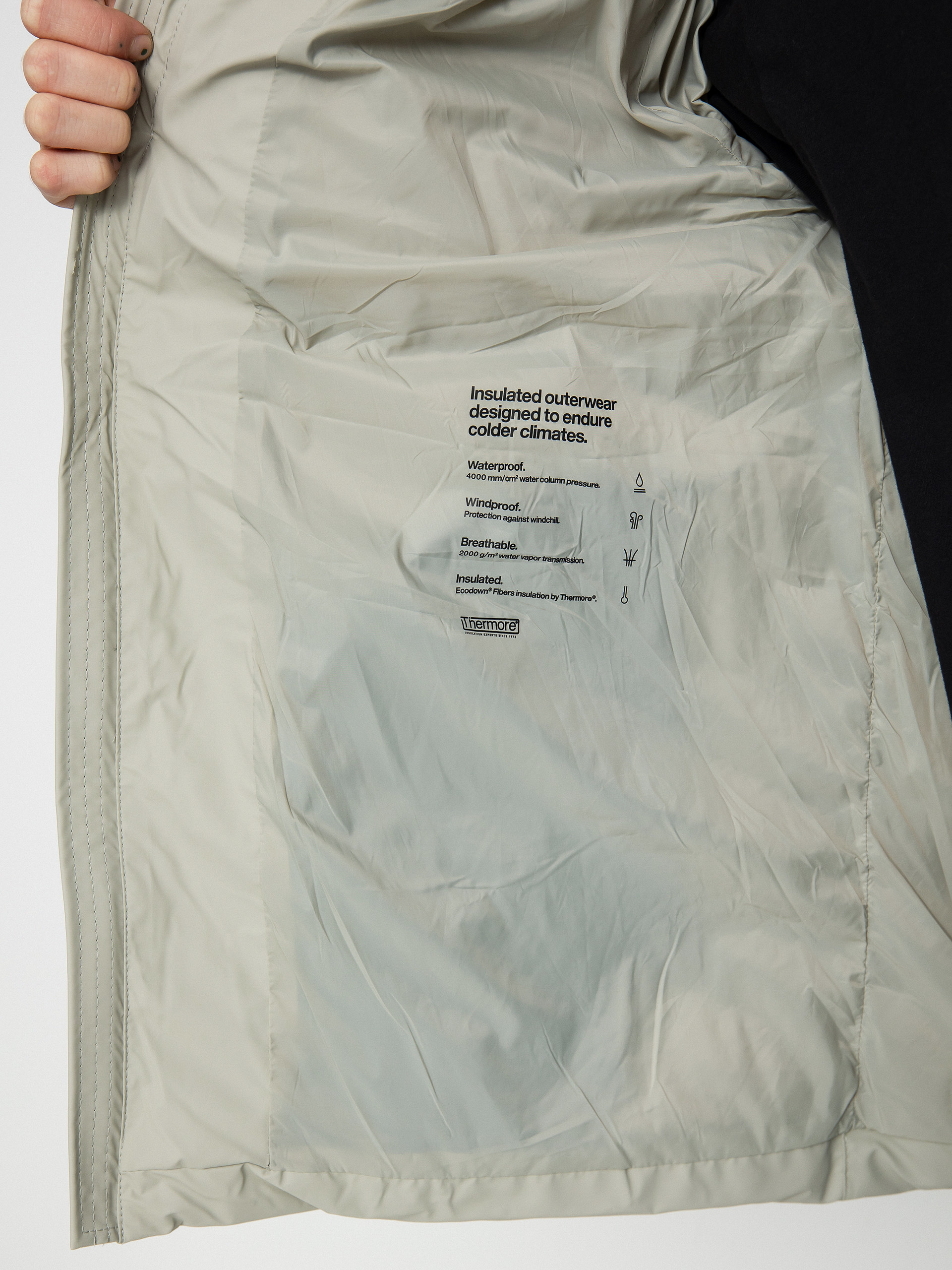 Bunda Rains Puffer Jacket (cement)