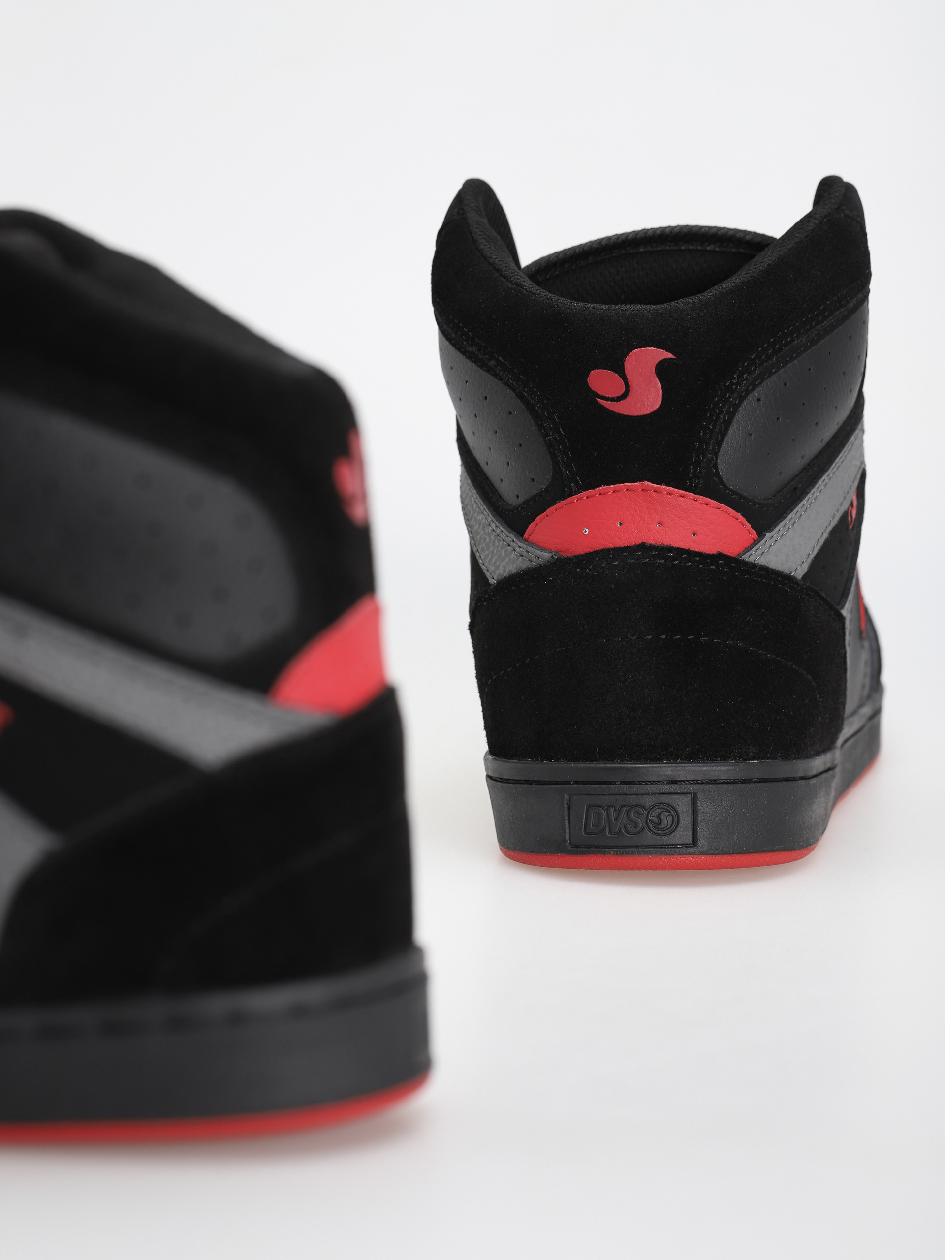 Boty DVS Honcho (black charcoal red suede)