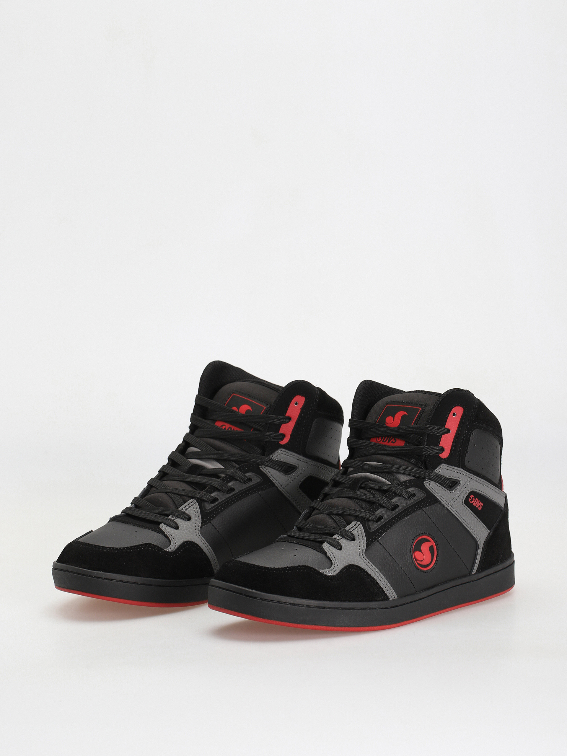 Boty DVS Honcho (black charcoal red suede)