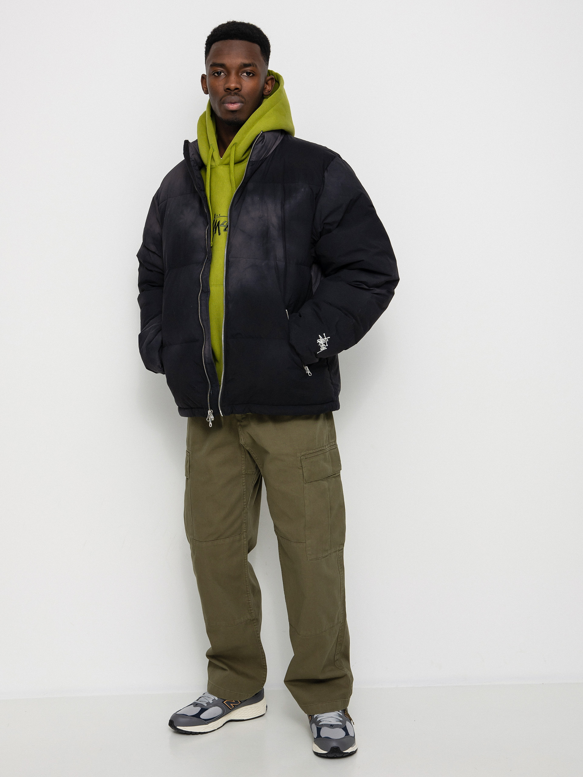 高額売筋 Nylon Stussy RECYCLED Recycled Jacket Puffer Nylon DOWN