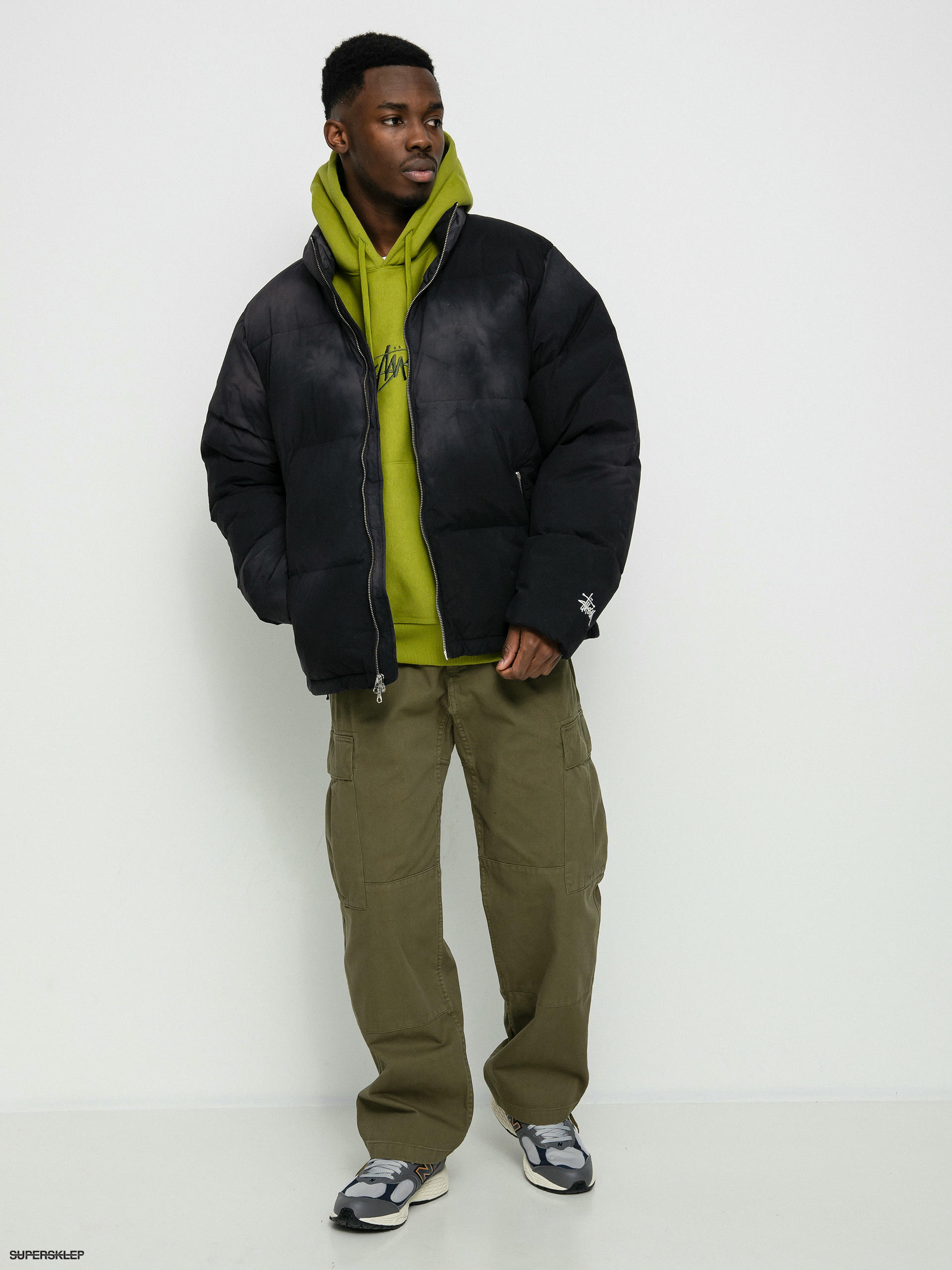 STUSSY RECYCLED NYLON DOWN PUFFER L | nate-hospital.com