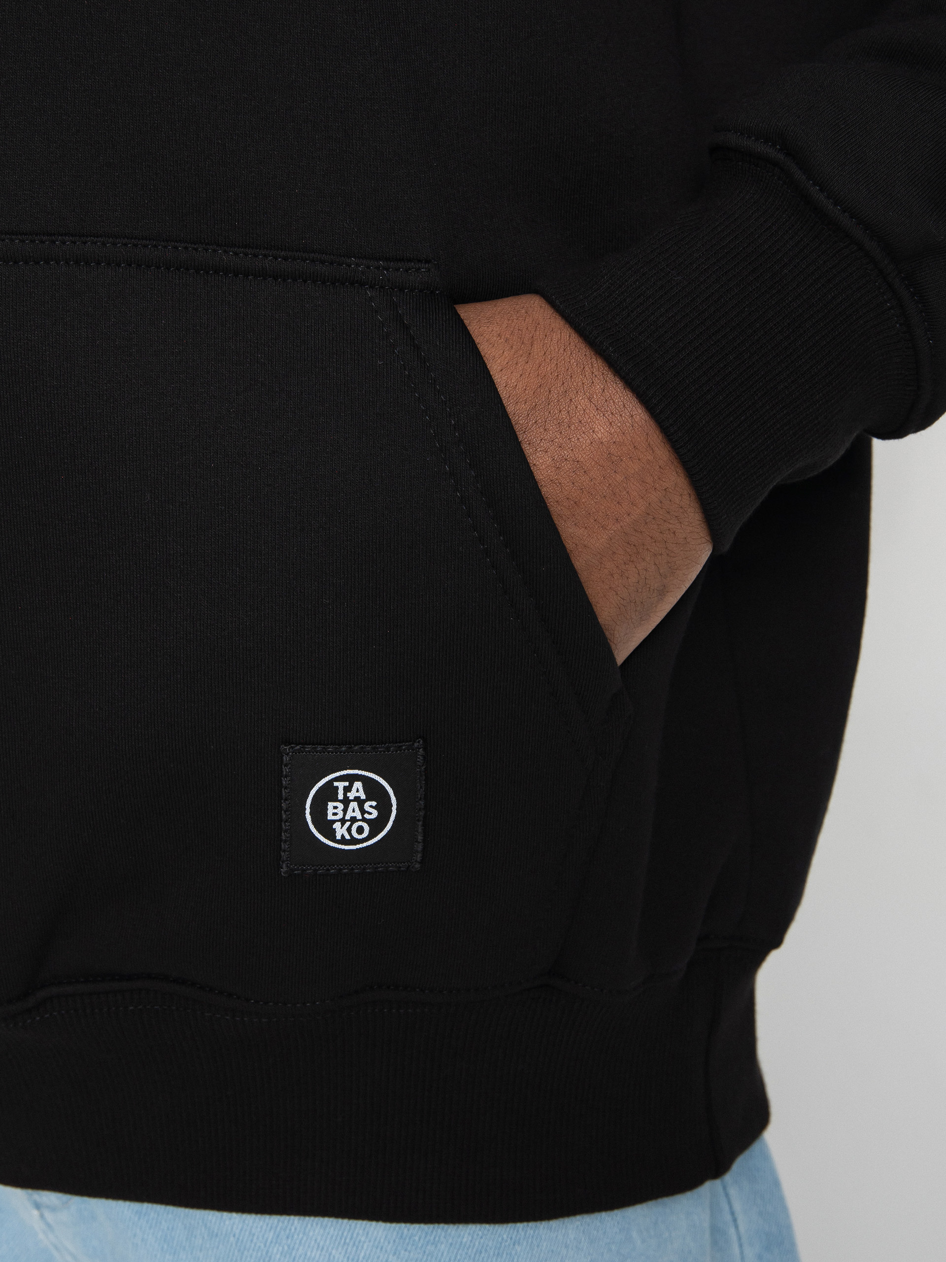 Mikina s kapucí Tabasko Bandana HD (black)