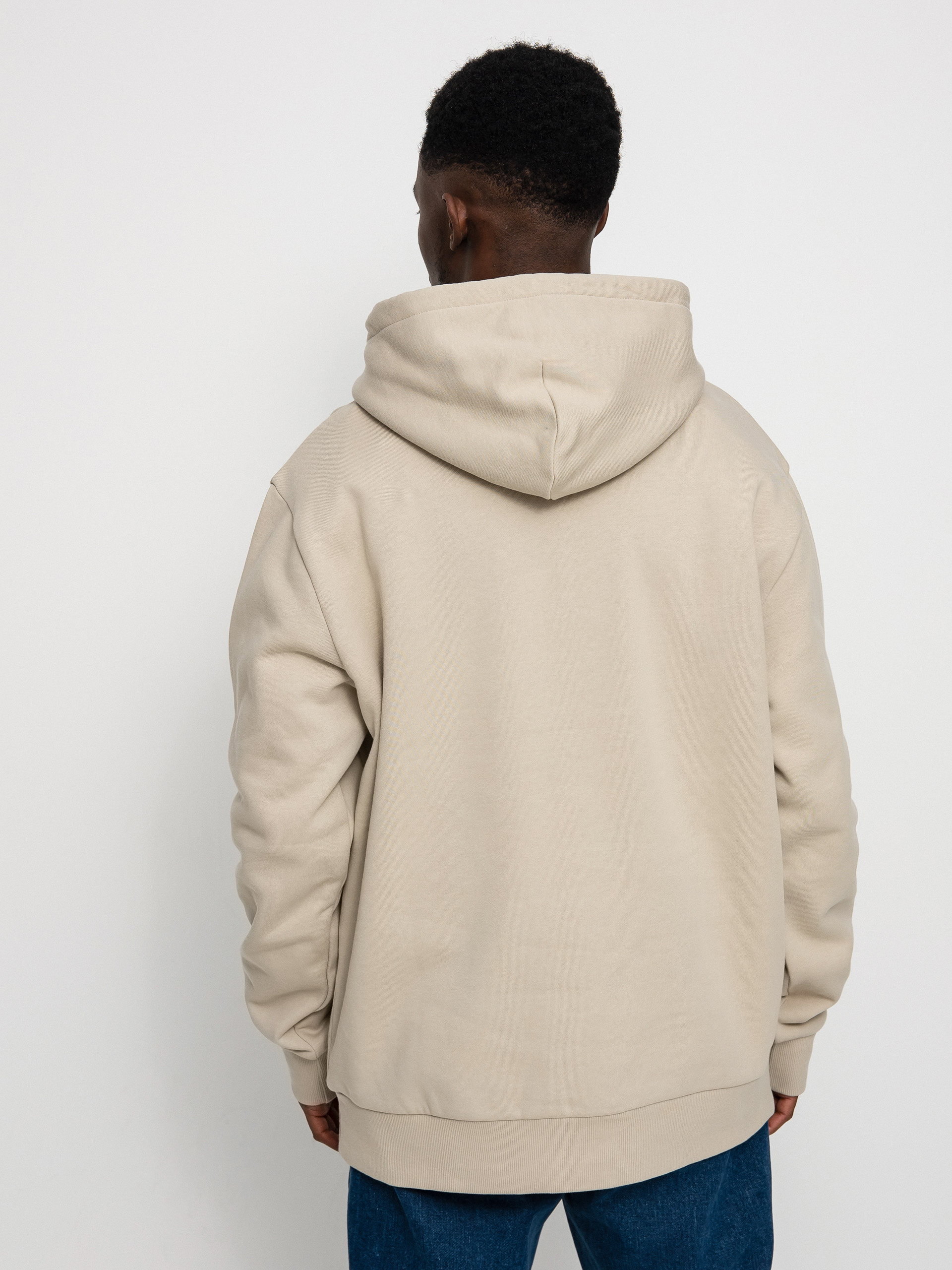 Mikina s kapucí Carhartt WIP Script Embroidery HD (wall/black)