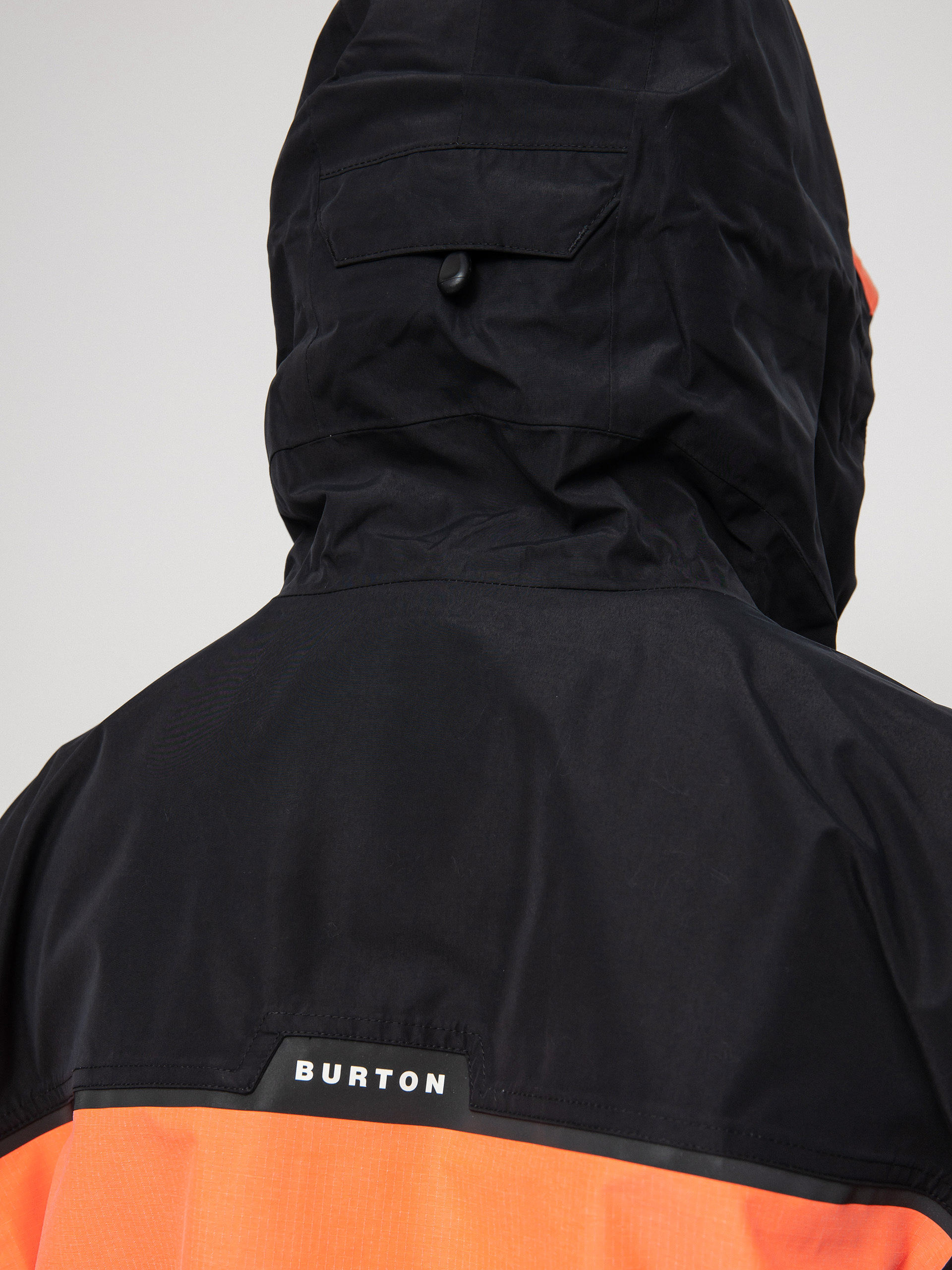Pánská Snowboardová bunda Burton Frostner (true black/tetra orange)