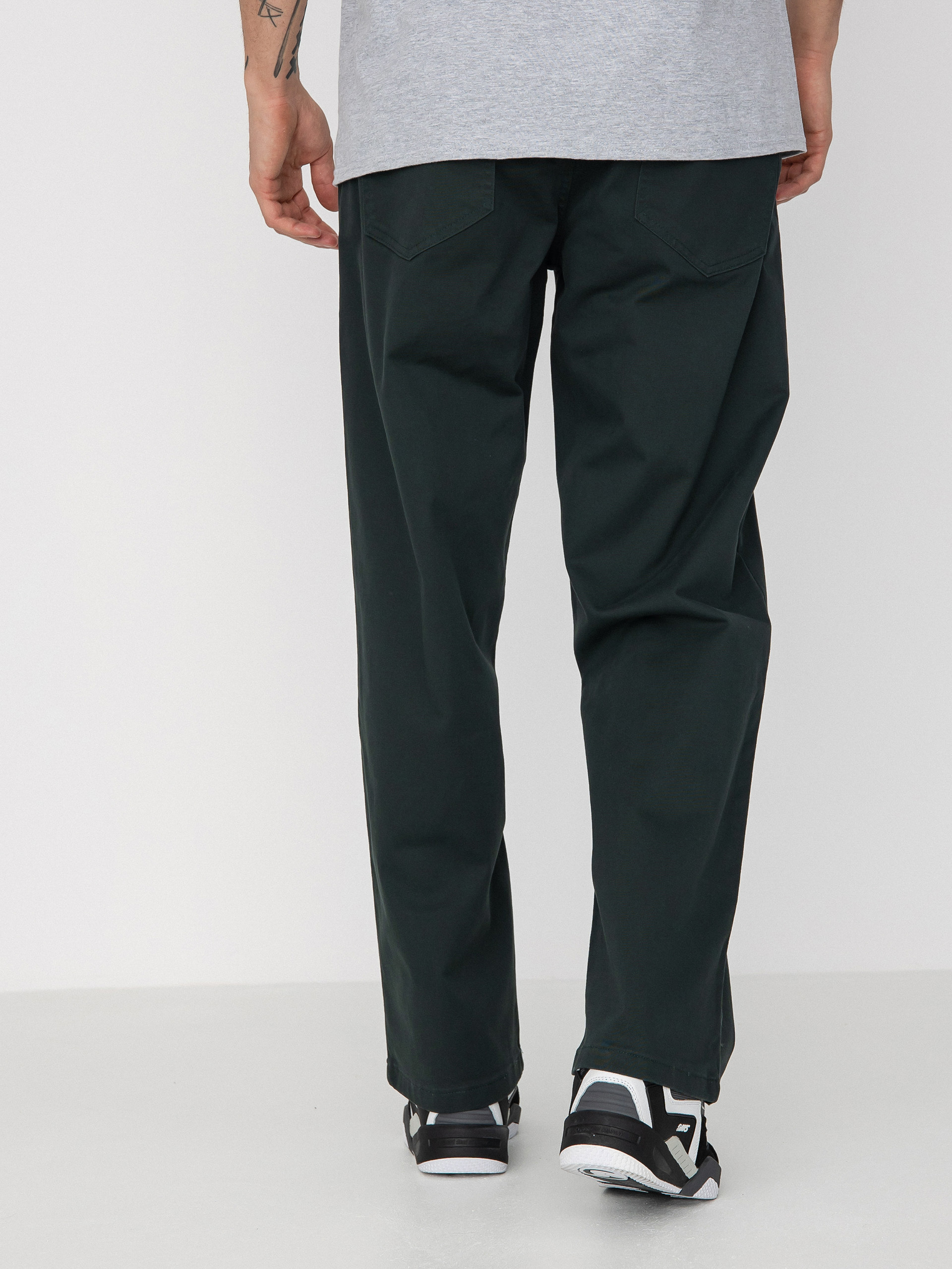 Kalhoty Malita Chino Log Sl (elastic green)