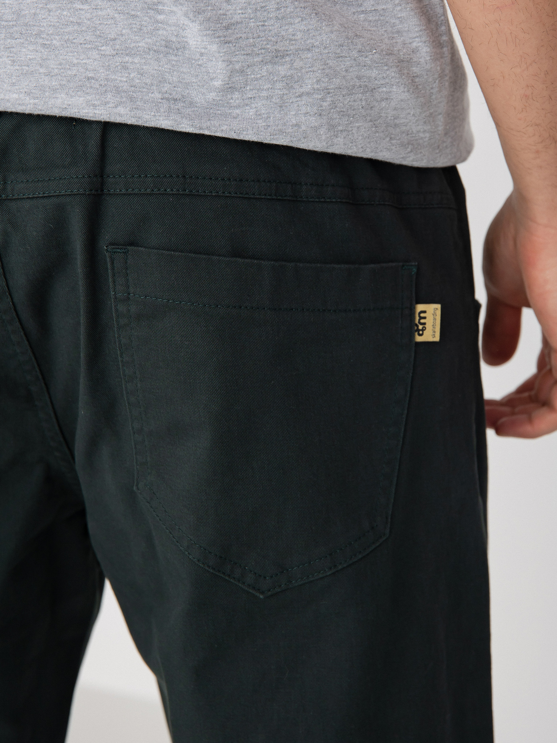 Kalhoty Malita Chino Log Sl (elastic green)