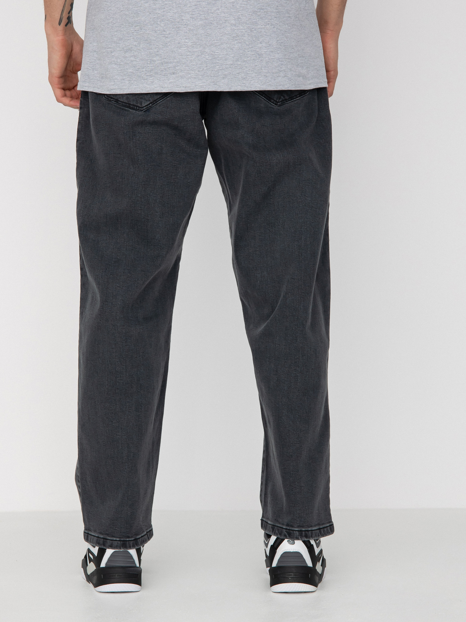 Kalhoty Malita Jeans Log Sl (elastic black)